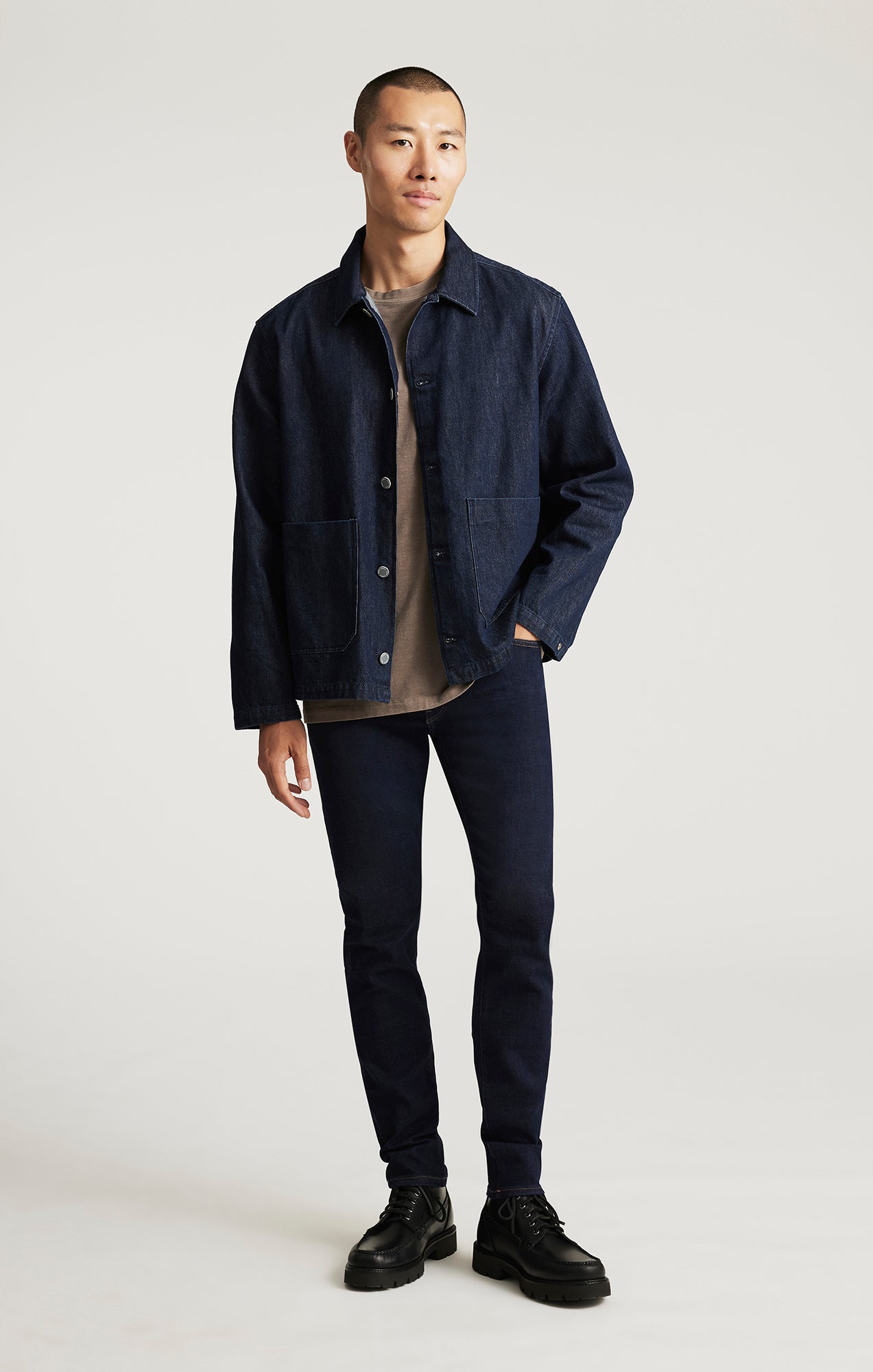 Mavi Men's Edition Double Pocket Overshirt In Dark Indigo – Mavi Jeans