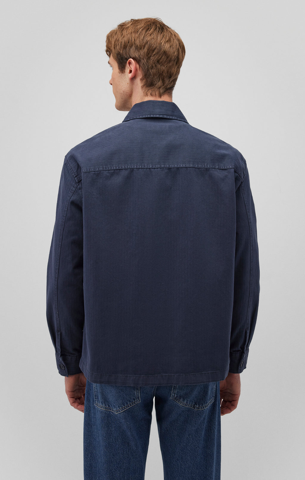 DOUBLE POCKET BUTTON-UP SHIRT IN INDIA INK - Mavi Jeans