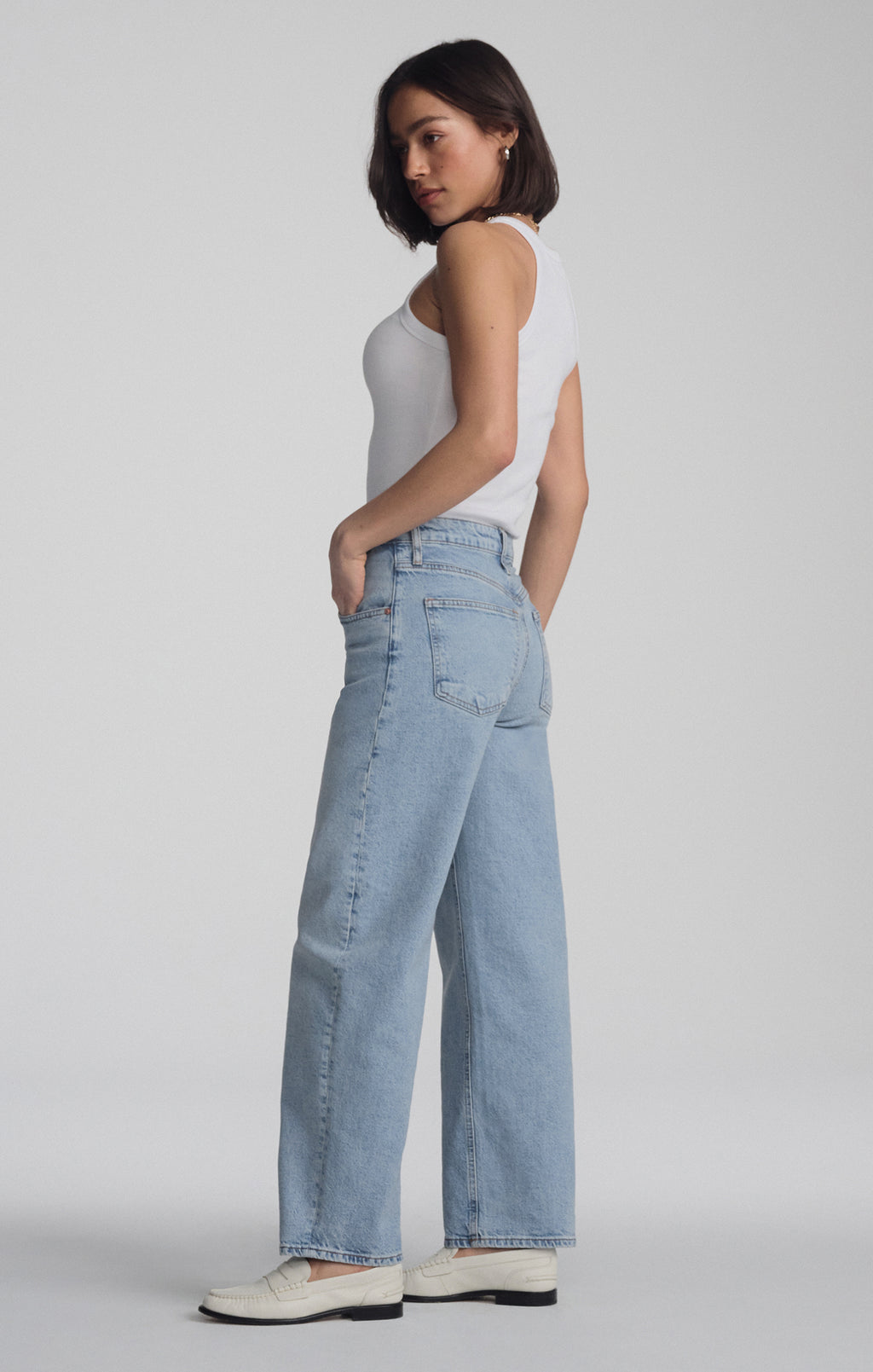 NICA BARREL IN LIGHT BRUSHED CLASSIC BLUE - Mavi Jeans