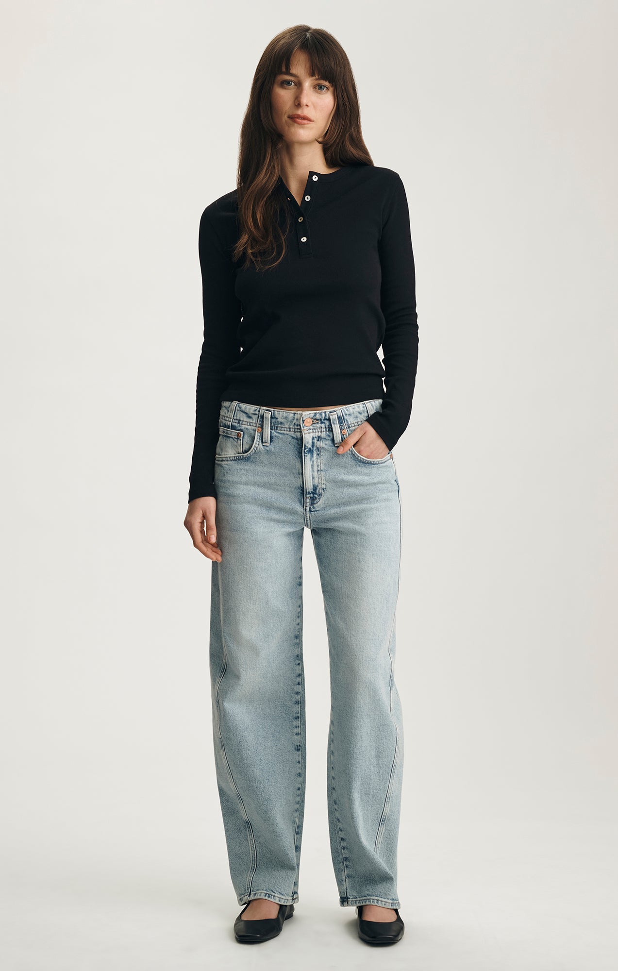 NICA TWISTED BARREL IN LIGHT USED DENIM - Mavi Jeans