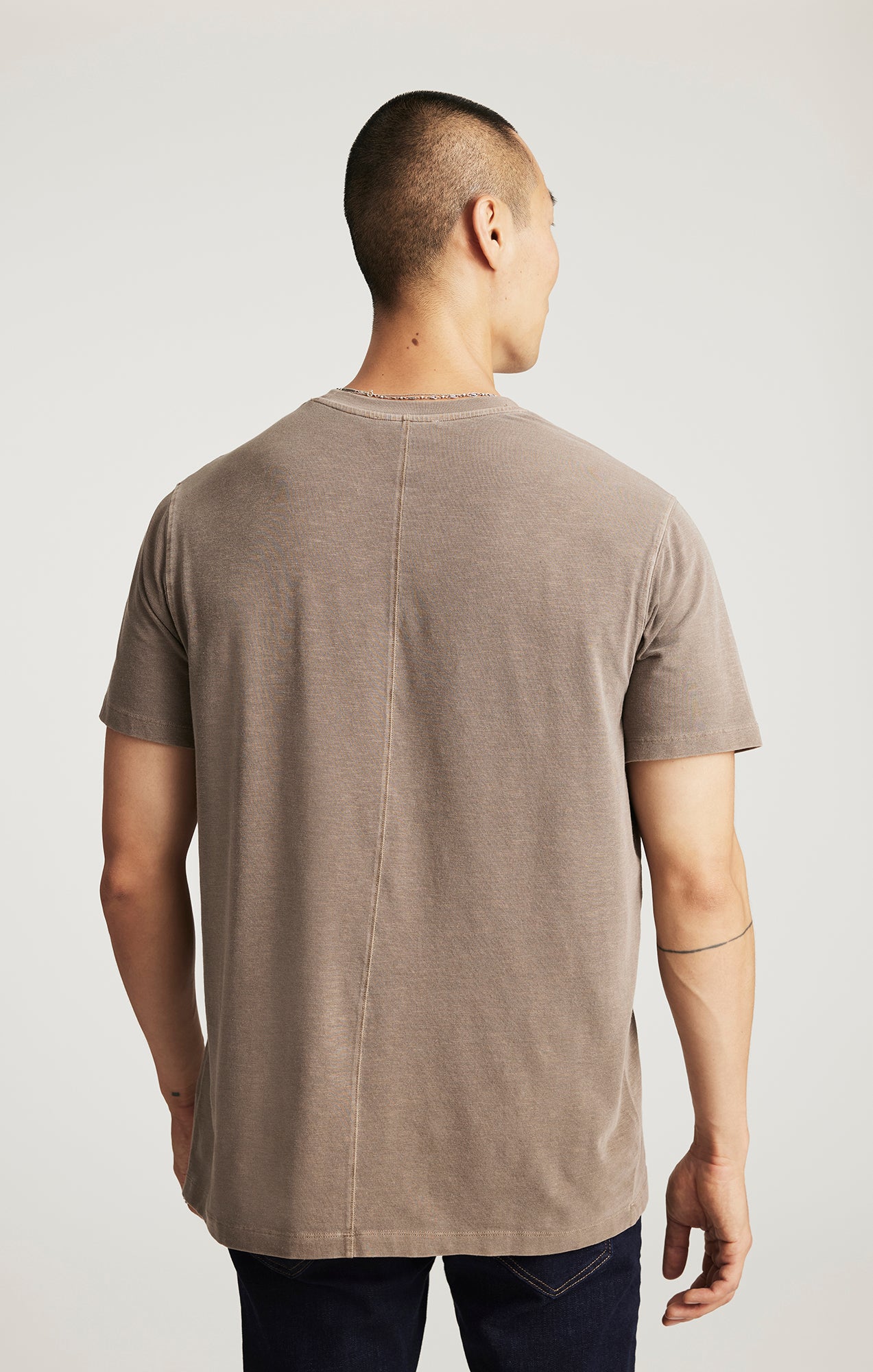 EDITION SHORT SLEEVE T-SHIRT IN SHITAKE - Mavi Jeans