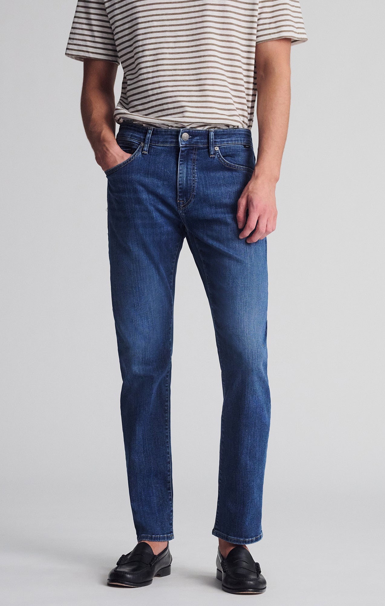 JAKE SLIM LEG IN DEEP BRUSHED WILLIAMSBURG - Mavi Jeans