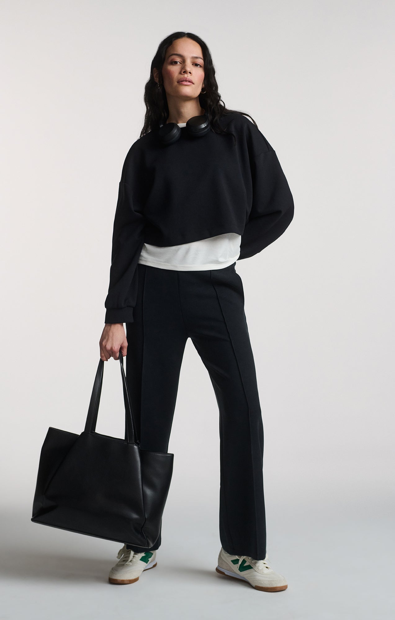 SPORTY LUXE TENCEL™ CREW NECK SWEATSHIRT - Mavi Jeans