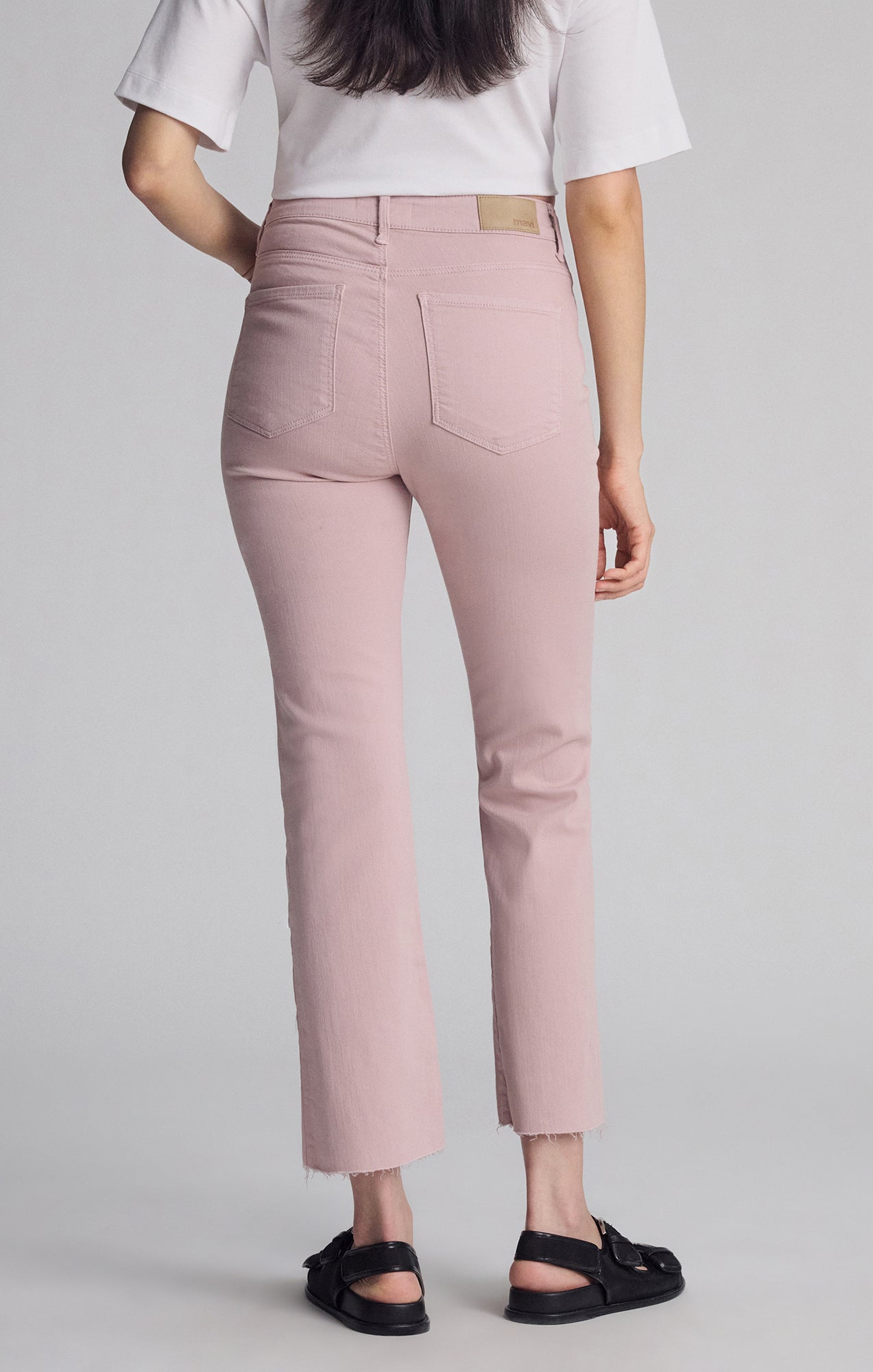 Mavi Women's Anika Cropped Flare In Woodrose Flex Blue – Mavi Jeans