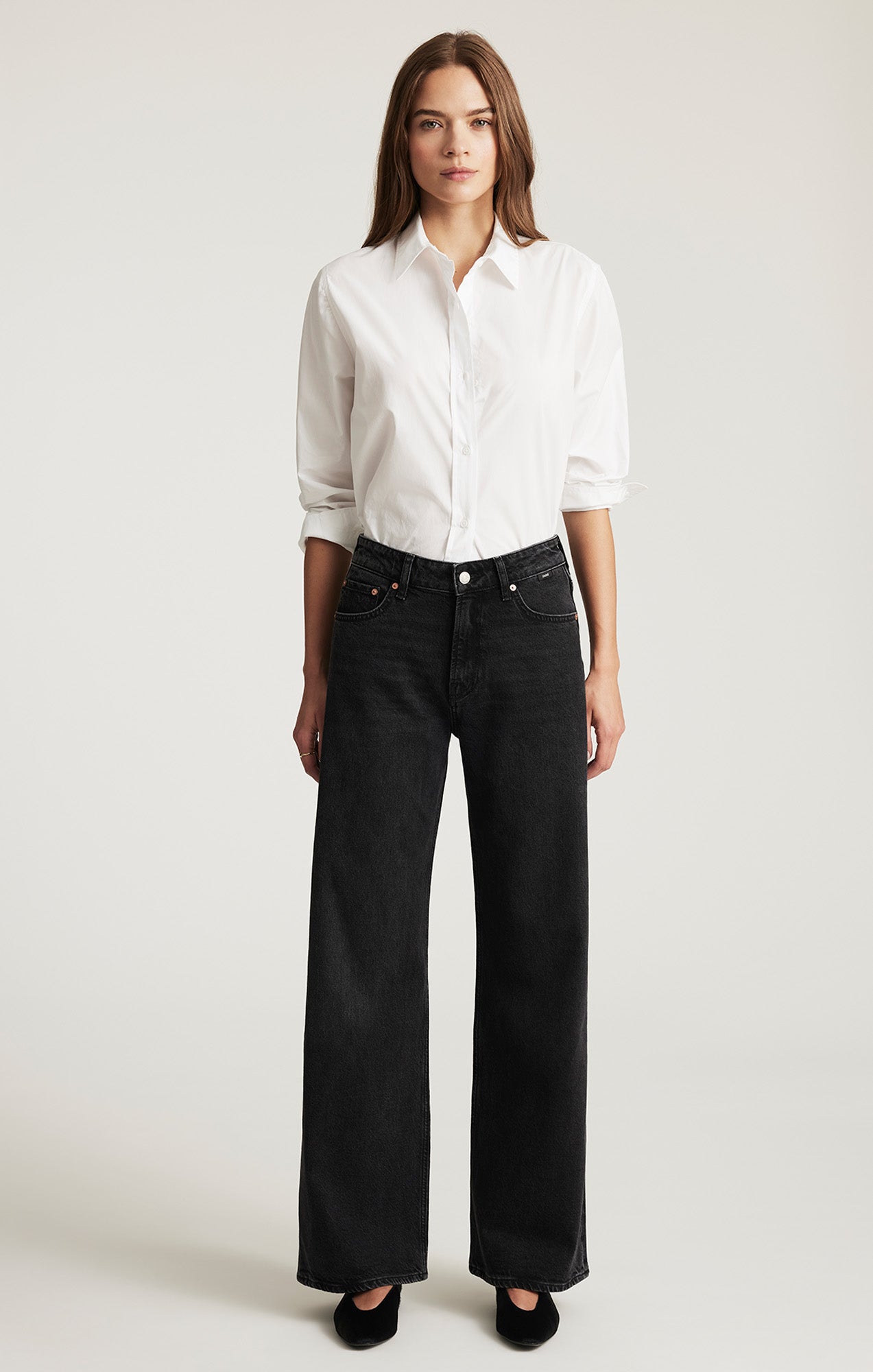 FLORIDA WIDE LEG IN DARK SMOKE CLASSIC BLUE - Mavi Jeans