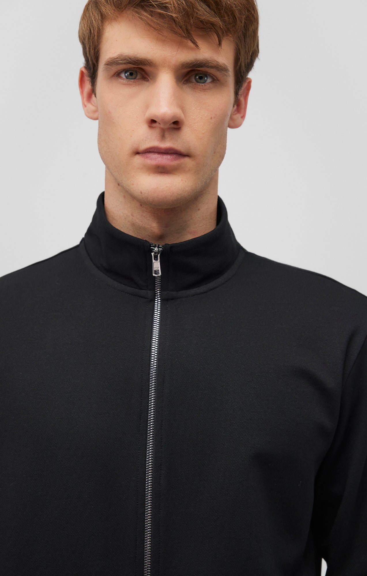 DOUBLE POCKET ZIP-UP JACKET IN BLACK - Mavi Jeans
