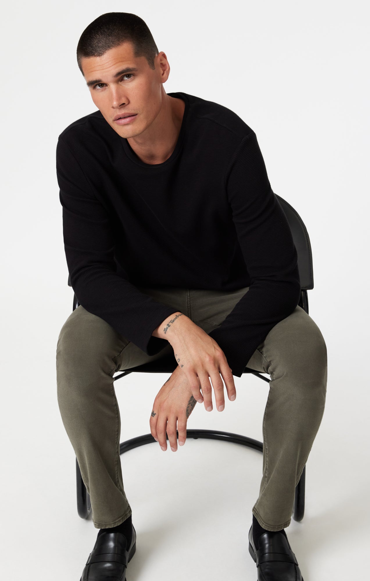JAKE SLIM LEG IN TEA LEAF LUXE TWILL - Mavi Jeans