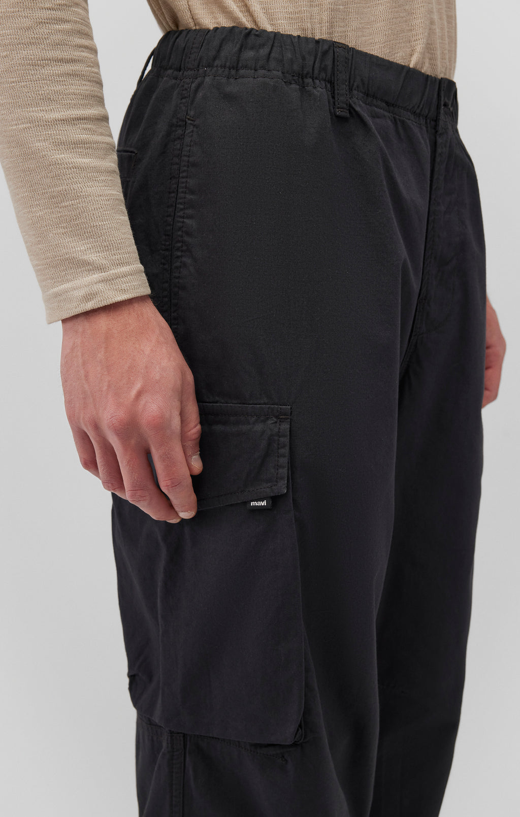 DOUBLE POCKET CARGO PANTS IN PHANTOM - Mavi Jeans