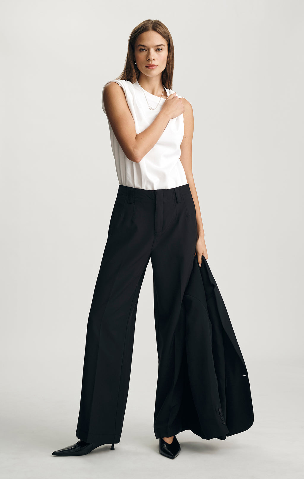 EDITION WIDE LEG PANTS IN BLACK - Mavi Jeans