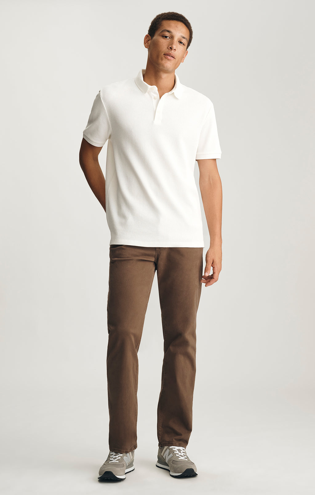 MATT RELAXED STRAIGHT LEG IN MOCHA TWILL