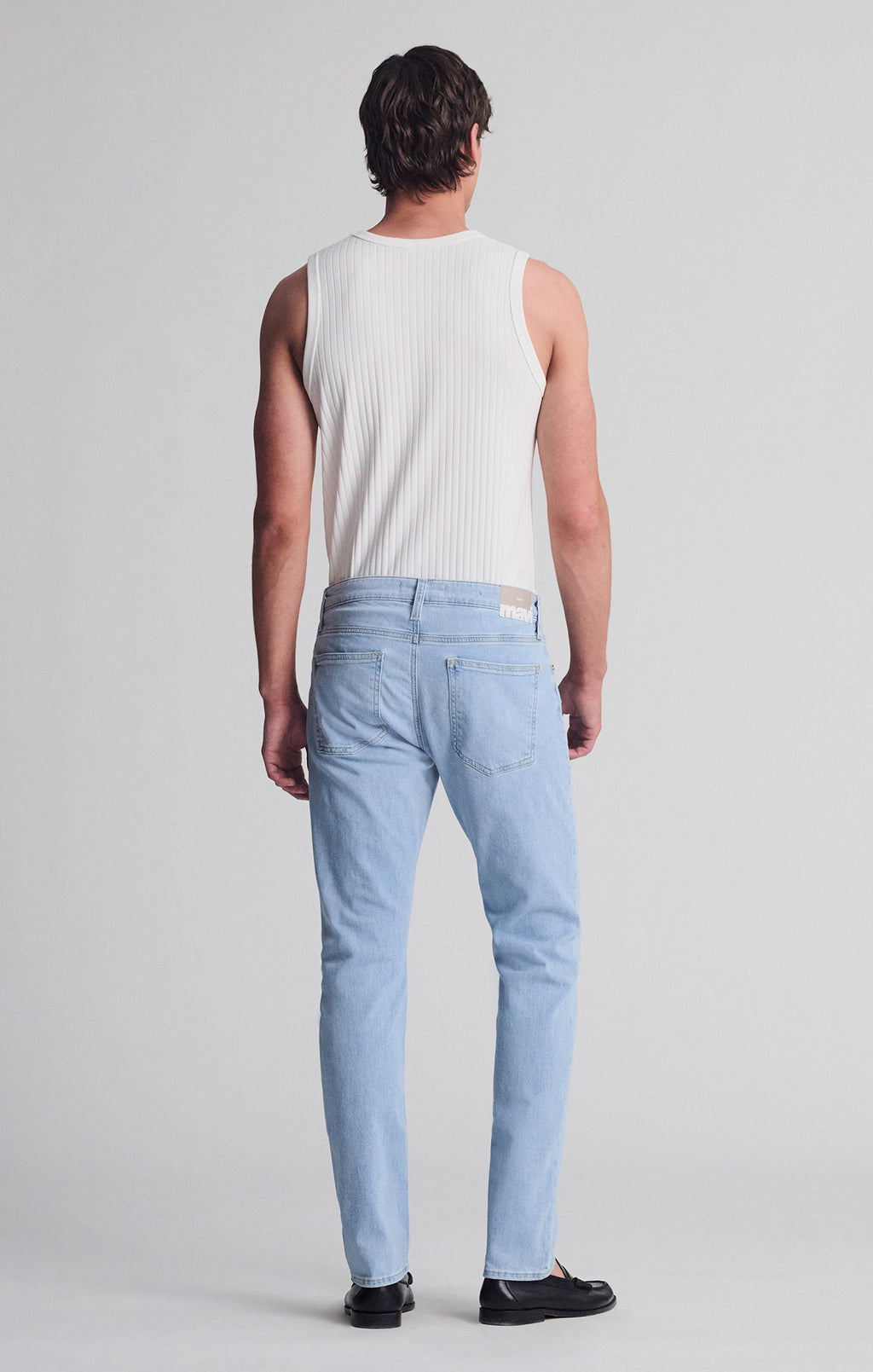 JAKE SLIM LEG IN LIGHT BRUSHED CLASSIC BLUE - Mavi Jeans