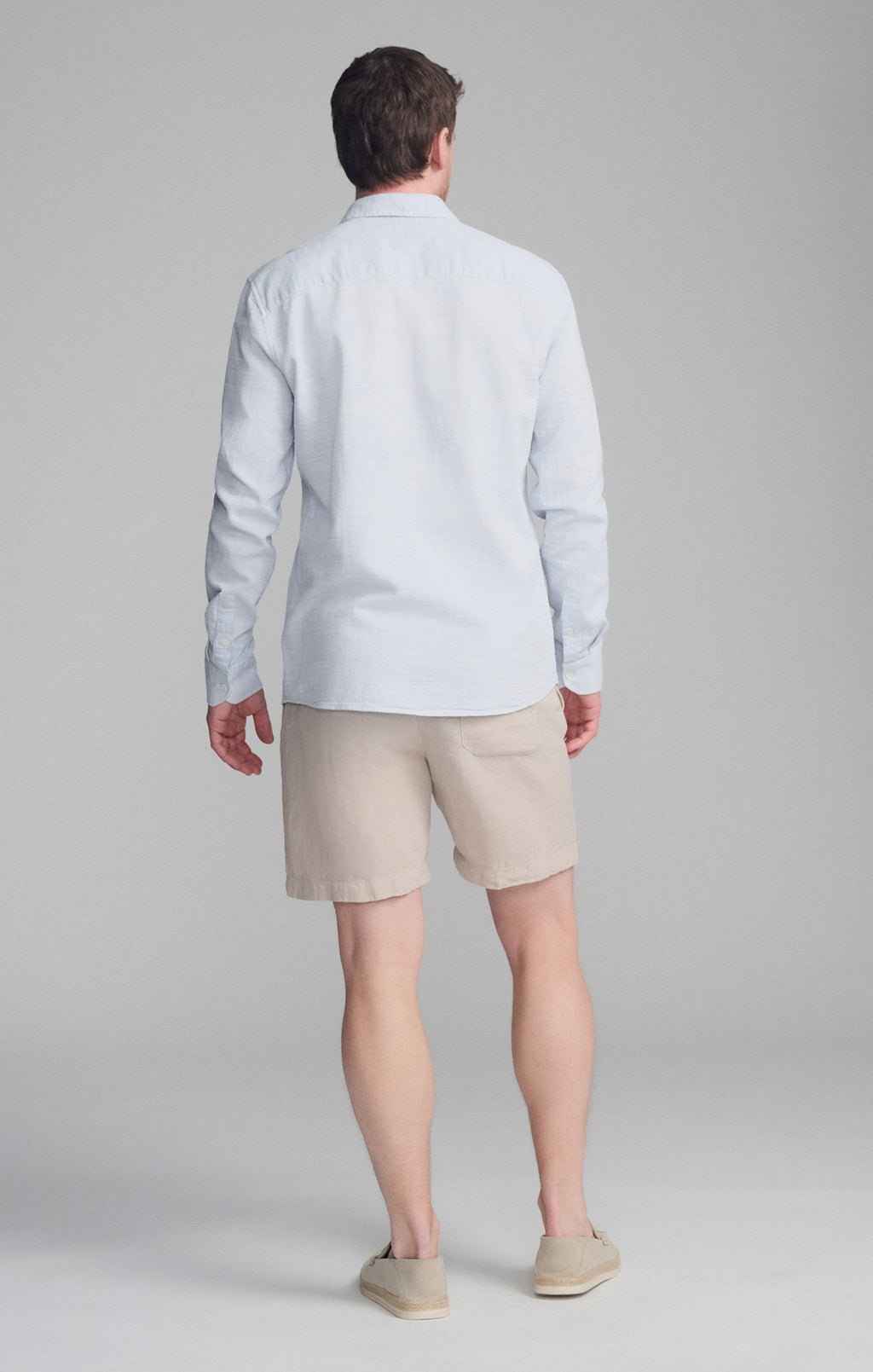 LONG SLEEVE BUTTON-UP SHIRT IN BLUE YONDER - Mavi Jeans