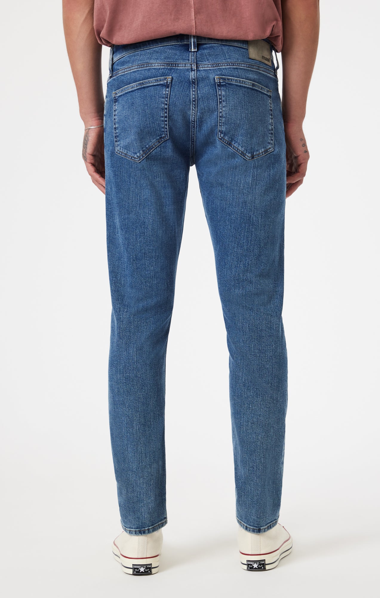 MARCUS SLIM STRAIGHT LEG IN LIGHT BRUSHED SELVEDGE - Mavi Jeans