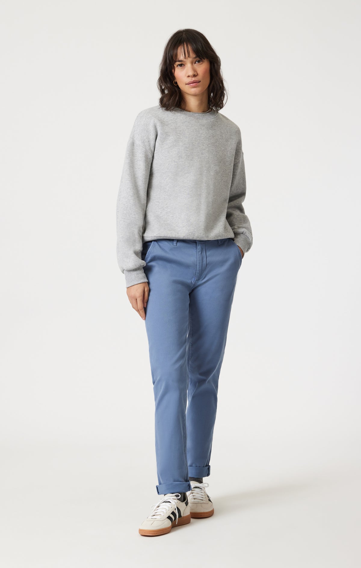 KATHLEEN SLIM BOYFRIEND CHINO IN RIVIERA CASUAL TWILL - Mavi Jeans