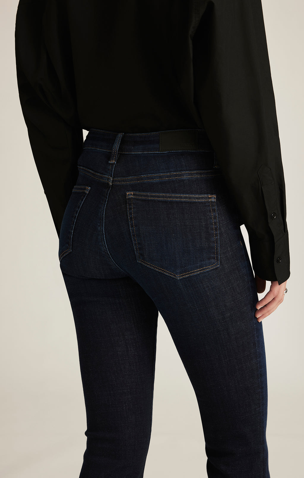 SYDNEY FLARE IN DARK BRUSHED FEATHER BLUE - Mavi Jeans