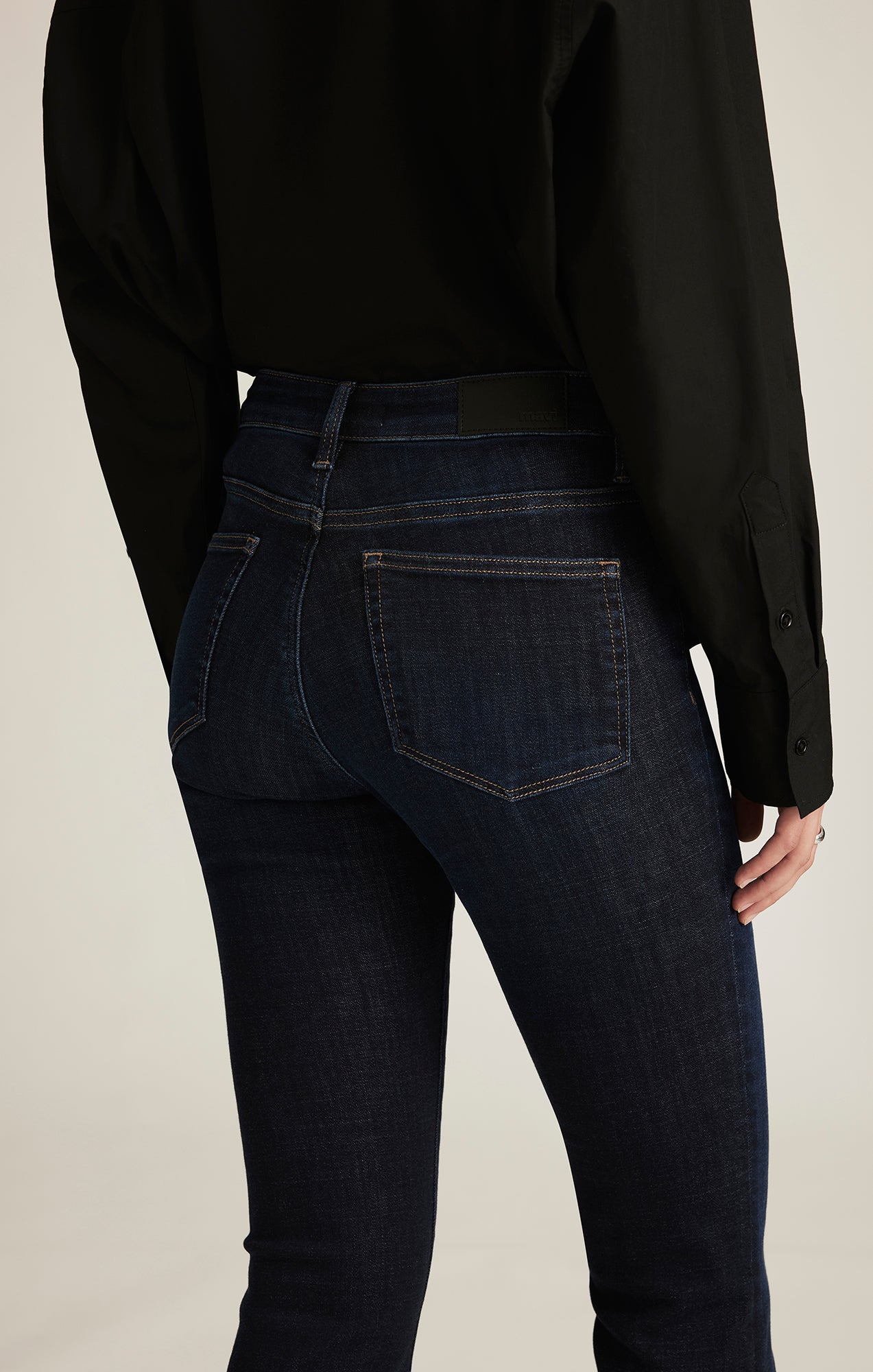 SYDNEY FLARE IN DARK BRUSHED FEATHER BLUE - Mavi Jeans