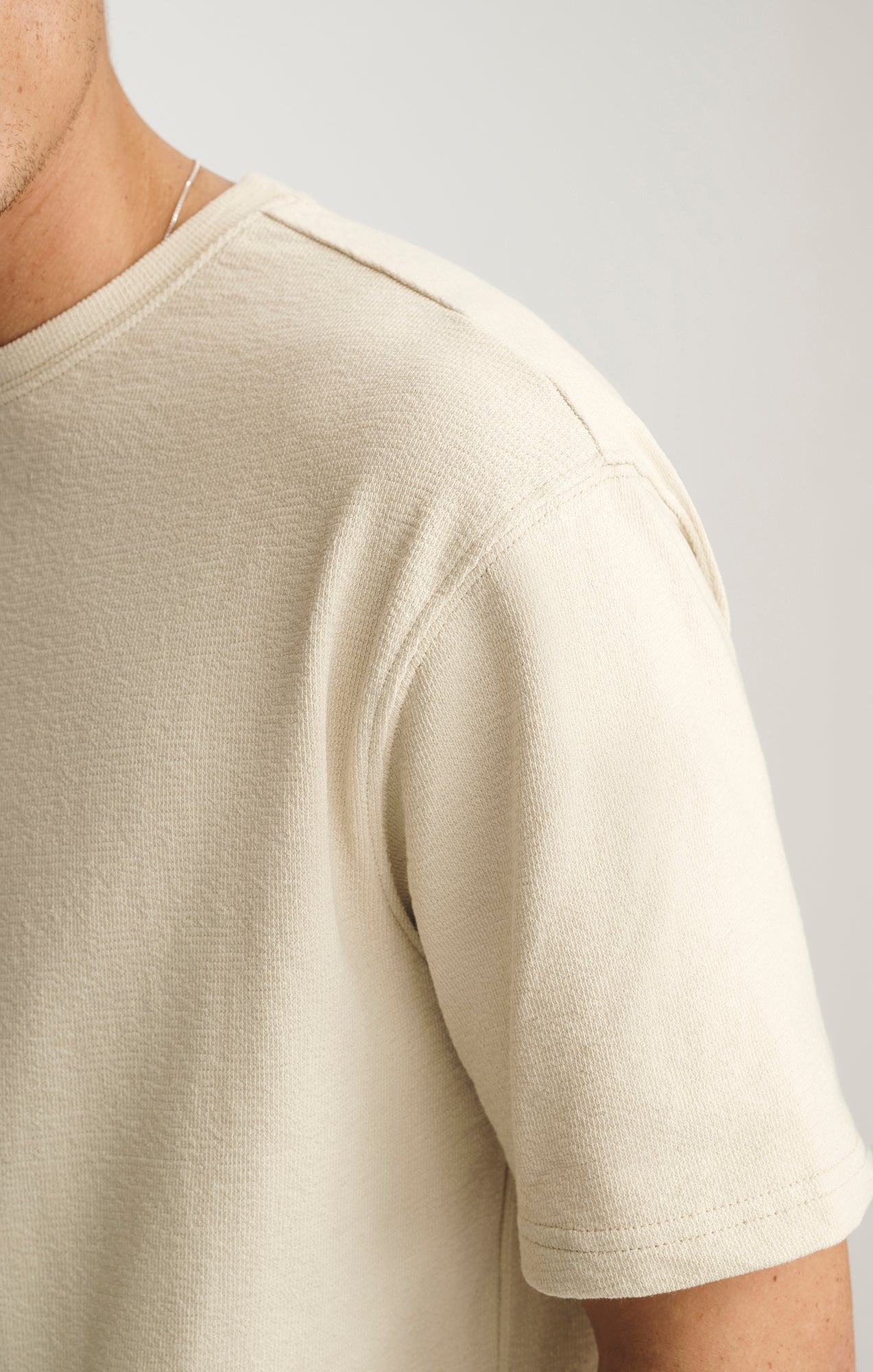 CREW NECK T-SHIRT IN OVERCAST - Mavi Jeans