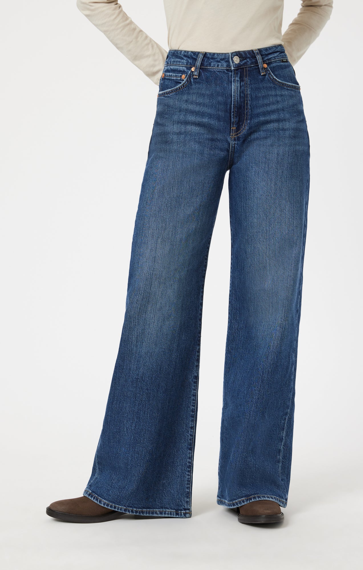 【Anyone more】Miya Black Blue Wash Denim Wide Pants Mia Luxe Soft Denim Pant – Z SUPPLY