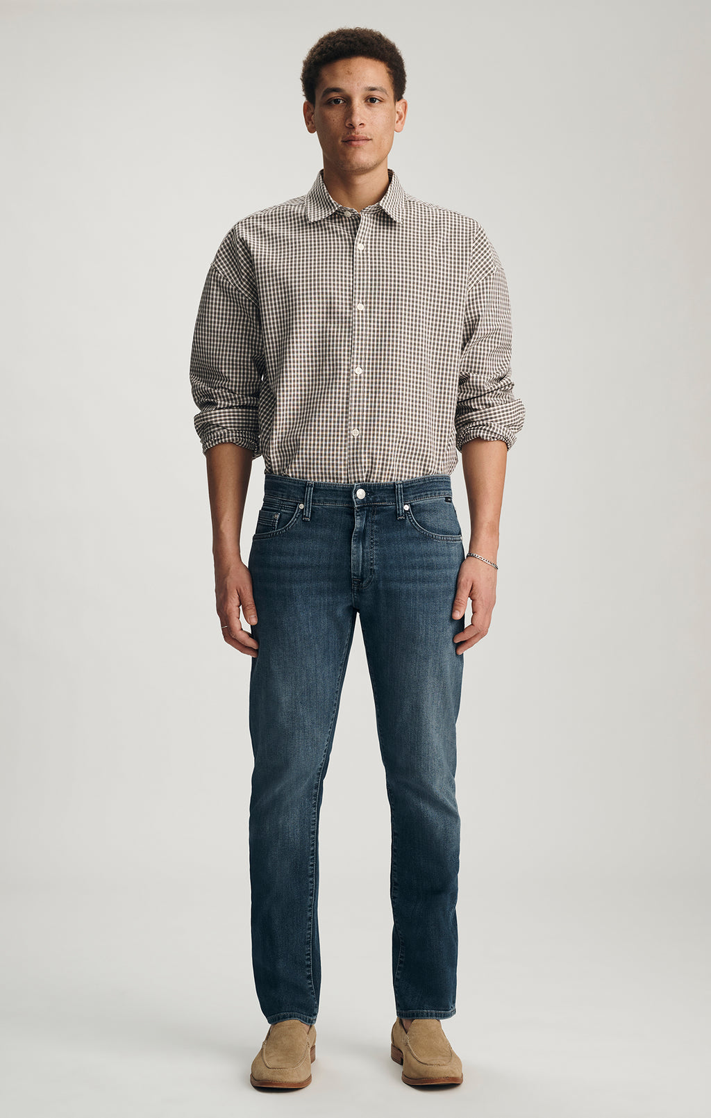 MARCUS SLIM STRAIGHT LEG JEANS IN USED WILLIAMSBURG - Mavi Jeans