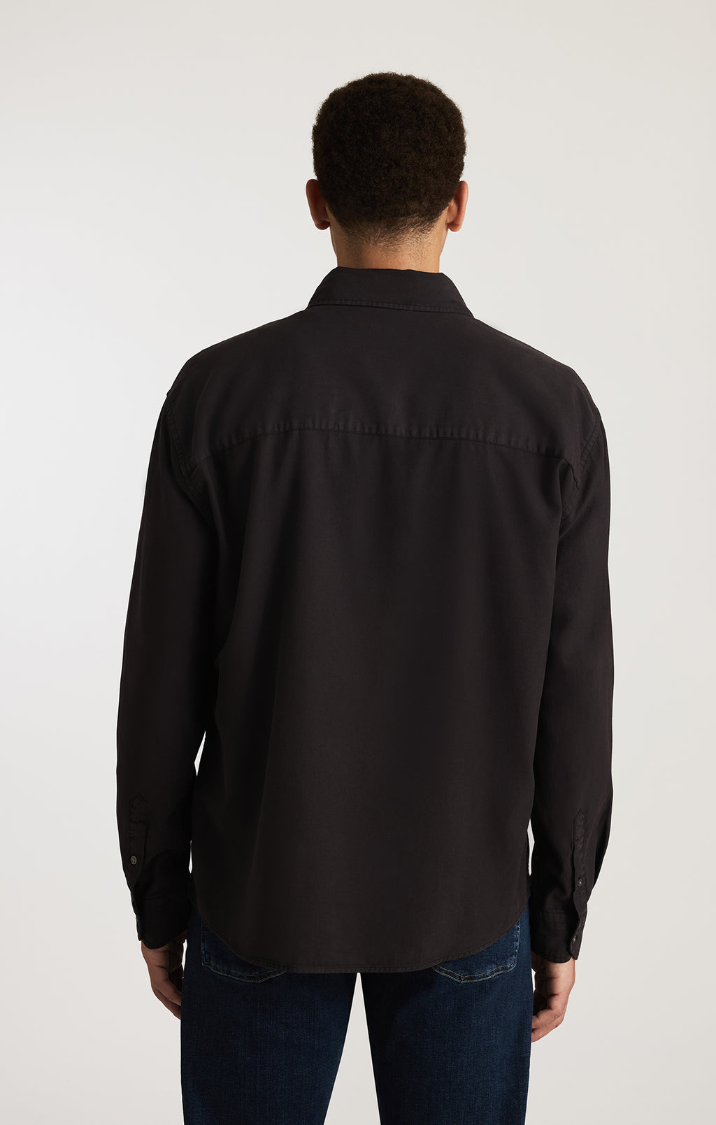 EDITION POCKET BUTTON-UP SHIRT IN BLACK BEAN