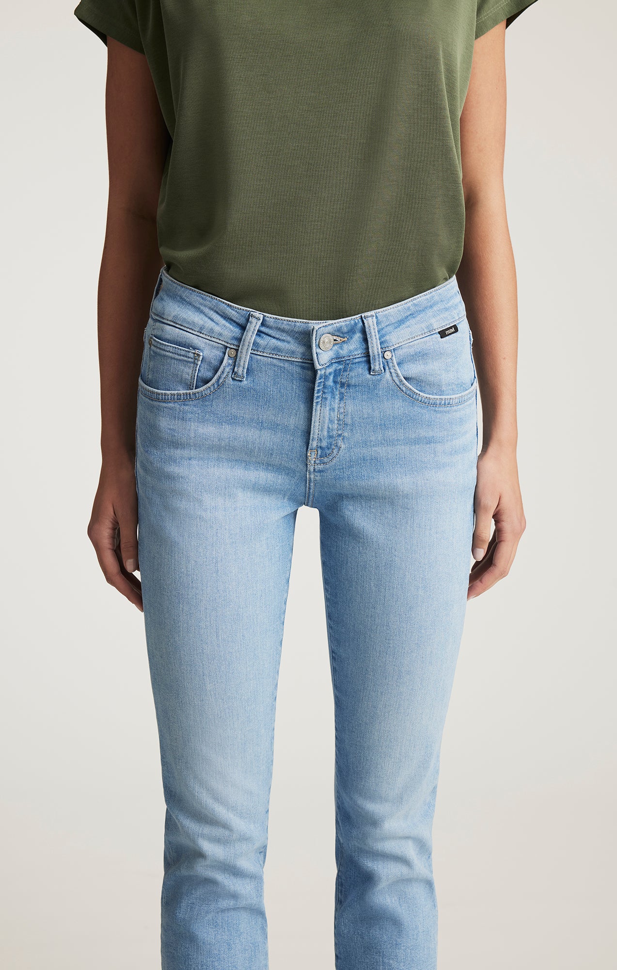 EMMA SLIM BOYFRIEND IN LIGHT BRUSHED FLEX BLUE - Mavi Jeans