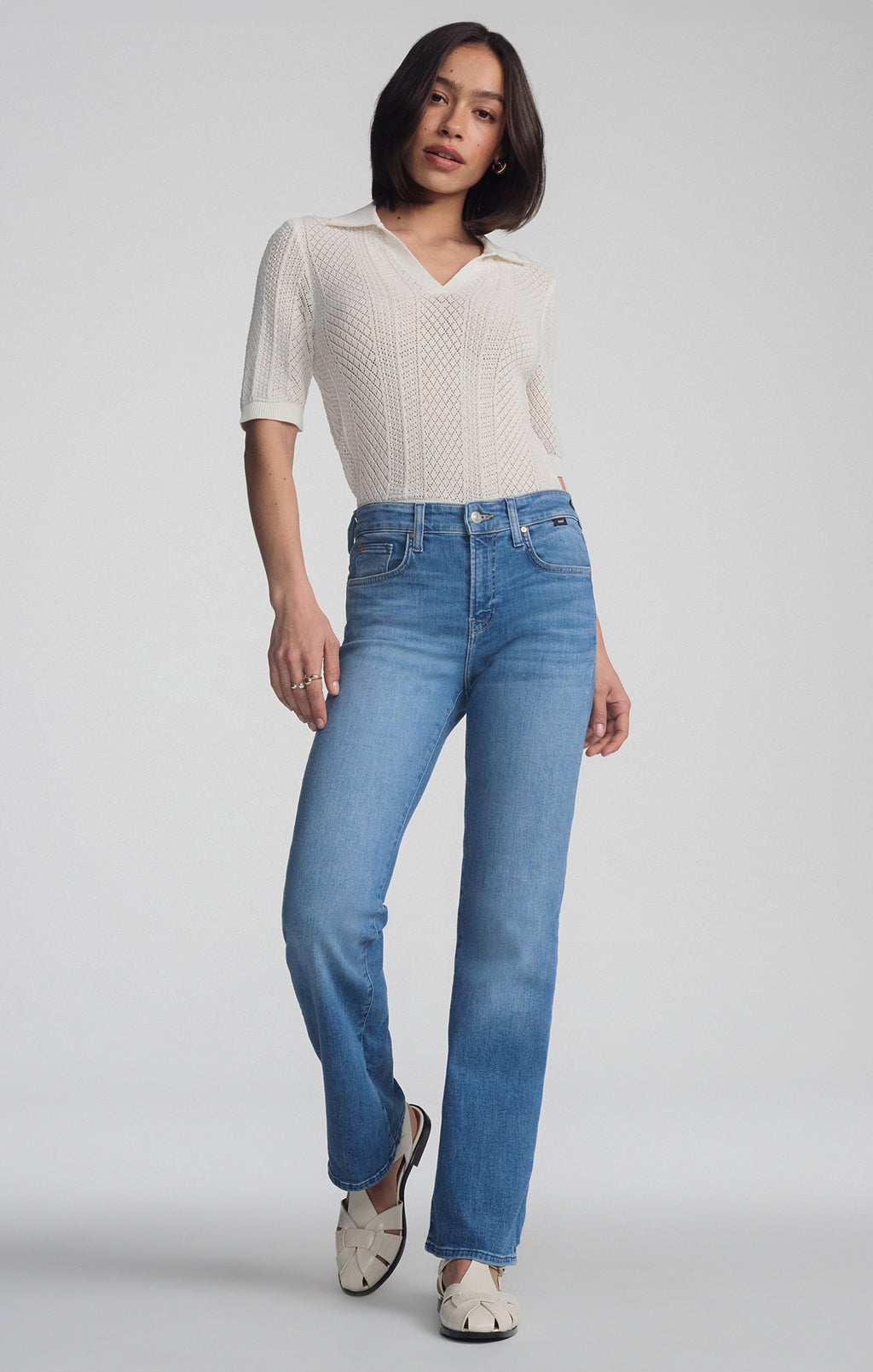VICKY BOOTCUT IN MID BLUE FLEX BLUE - Mavi Jeans
