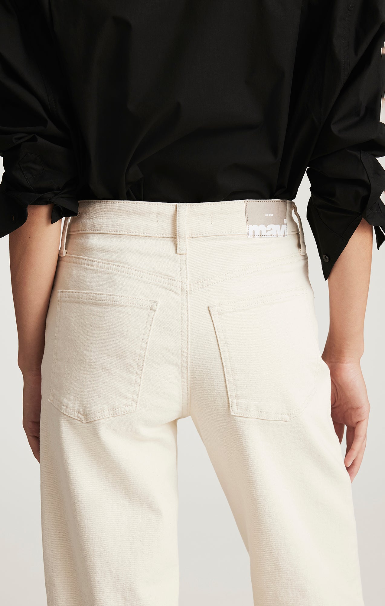 NICA BARREL IN BEIGE CLASSIC BLUE - Mavi Jeans