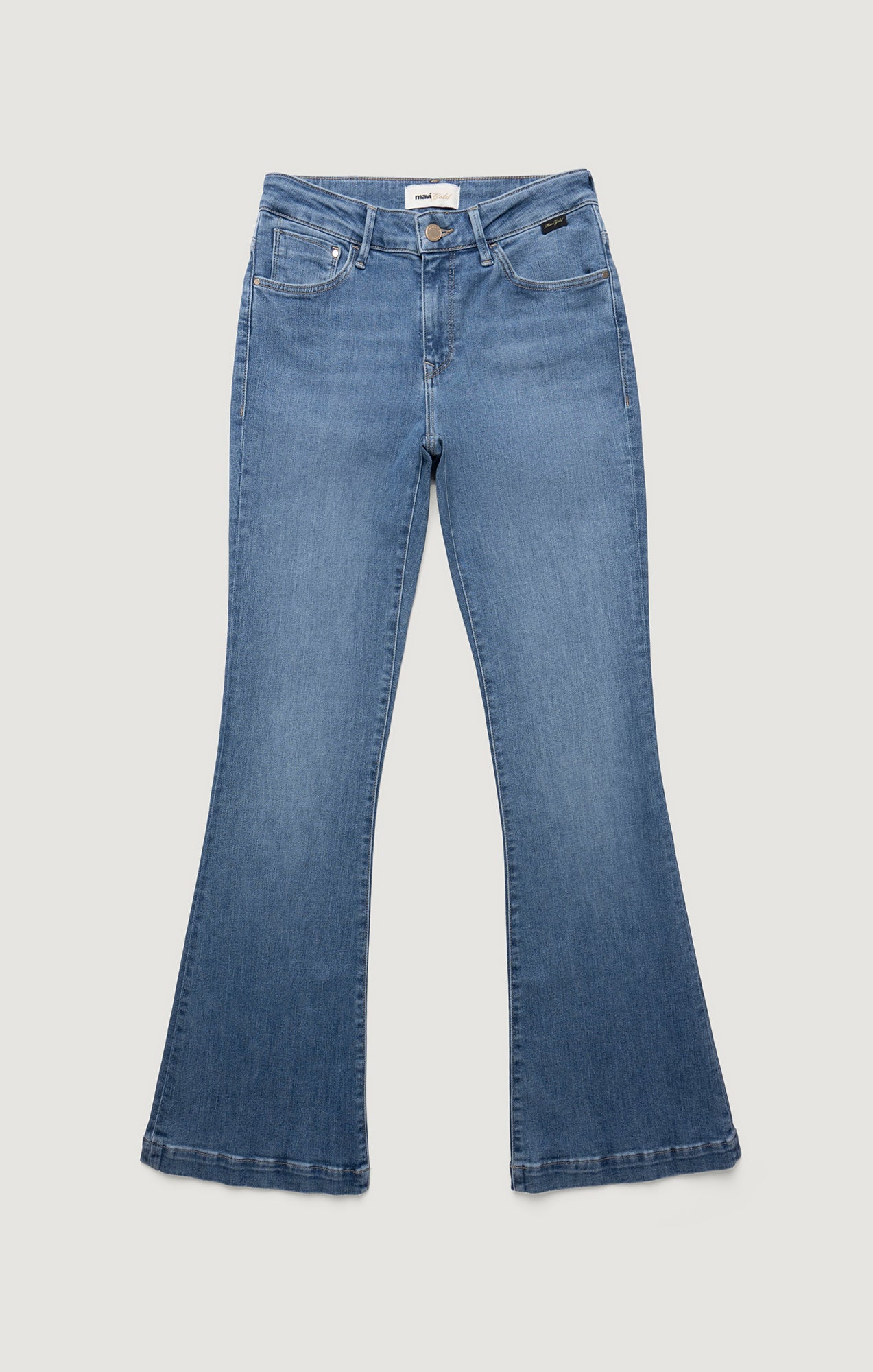 SYDNEY FLARE IN MID VINTAGE GOLD PREMIUM - Mavi Jeans