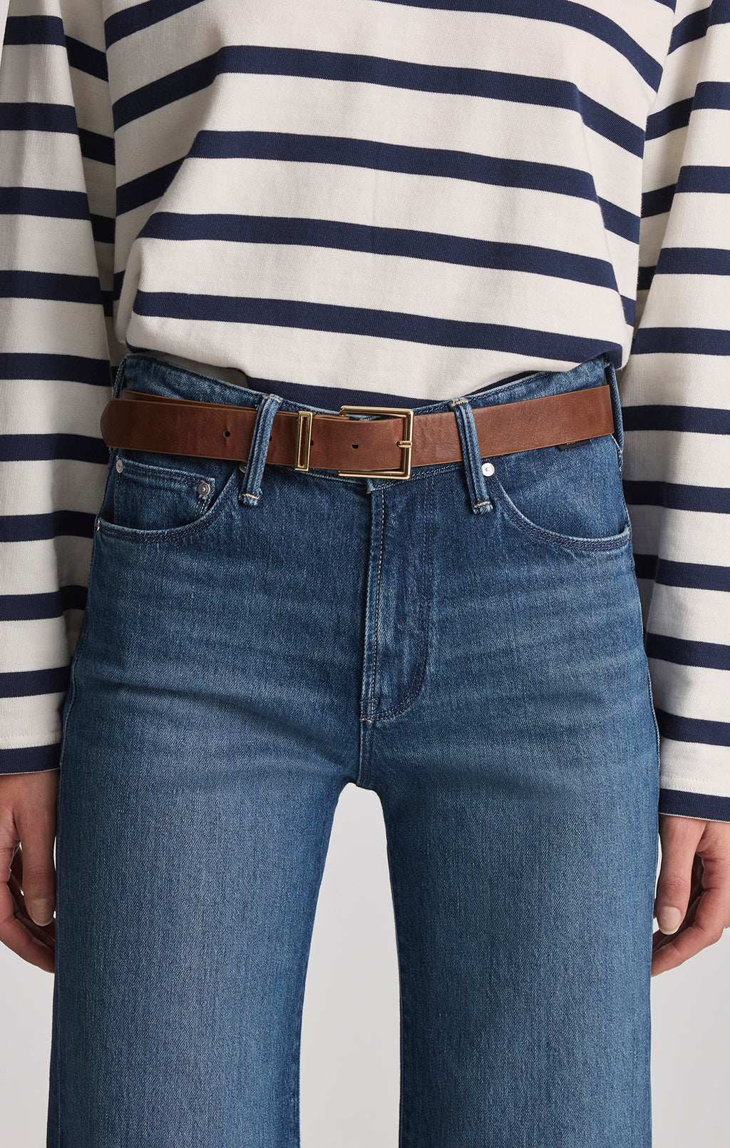 GRACE FLARE IN DARK BRUSHED CLASSIC BLUE - Mavi Jeans