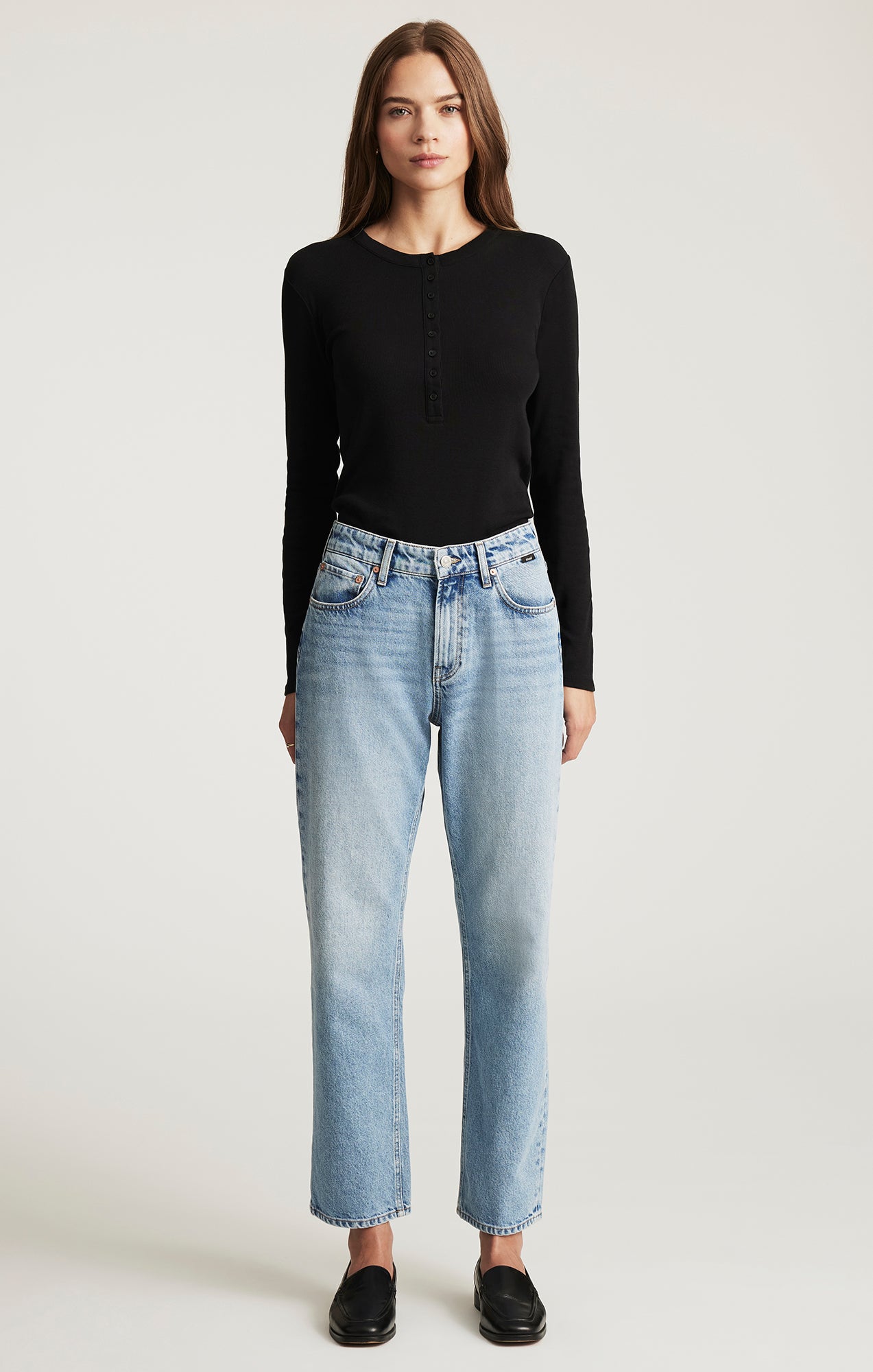 SAVANNAH STRAIGHT LEG IN LIGHT BRUSHED CLASSIC DENIM - Mavi Jeans