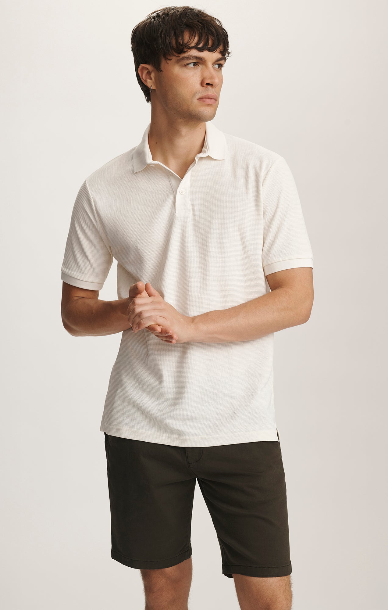 POLO SHIRT IN ANTIQUE WHITE - Mavi Jeans