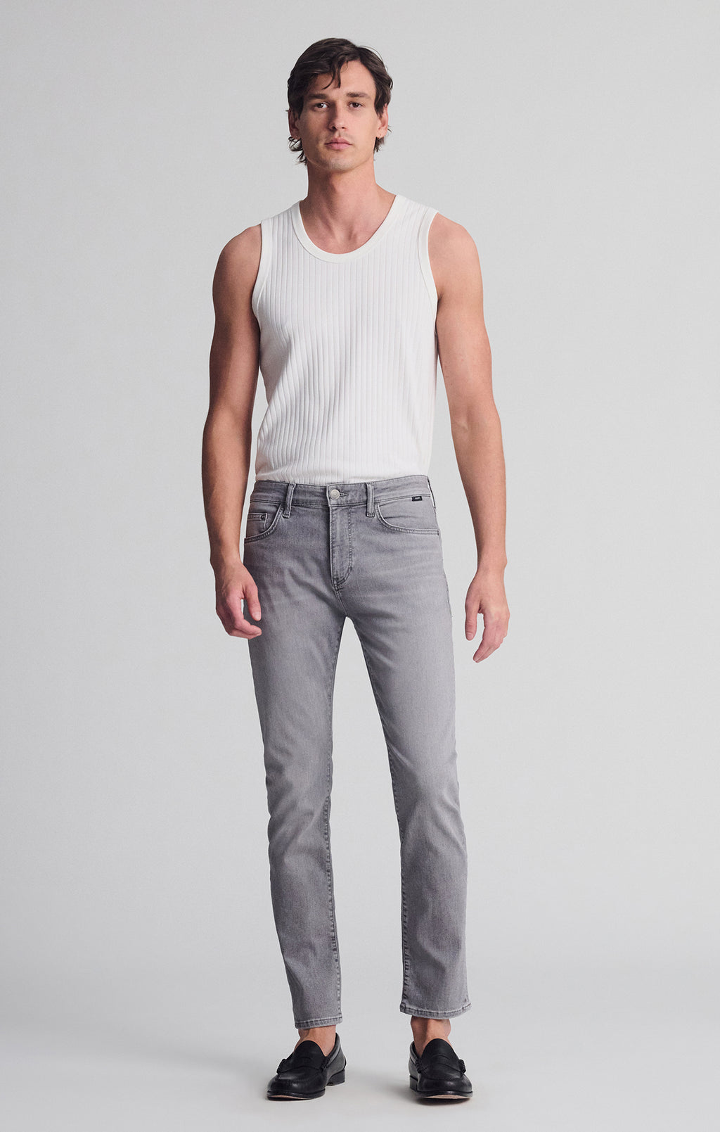 JAKE SLIM LEG IN LIGHT SMOKE SUPERMOVE - Mavi Jeans