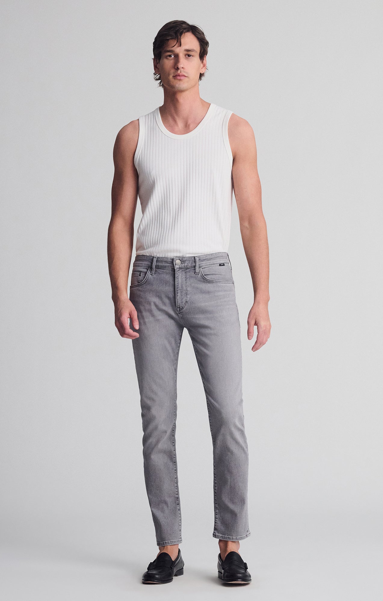 JAKE SLIM LEG IN LIGHT SMOKE SUPERMOVE - Mavi Jeans