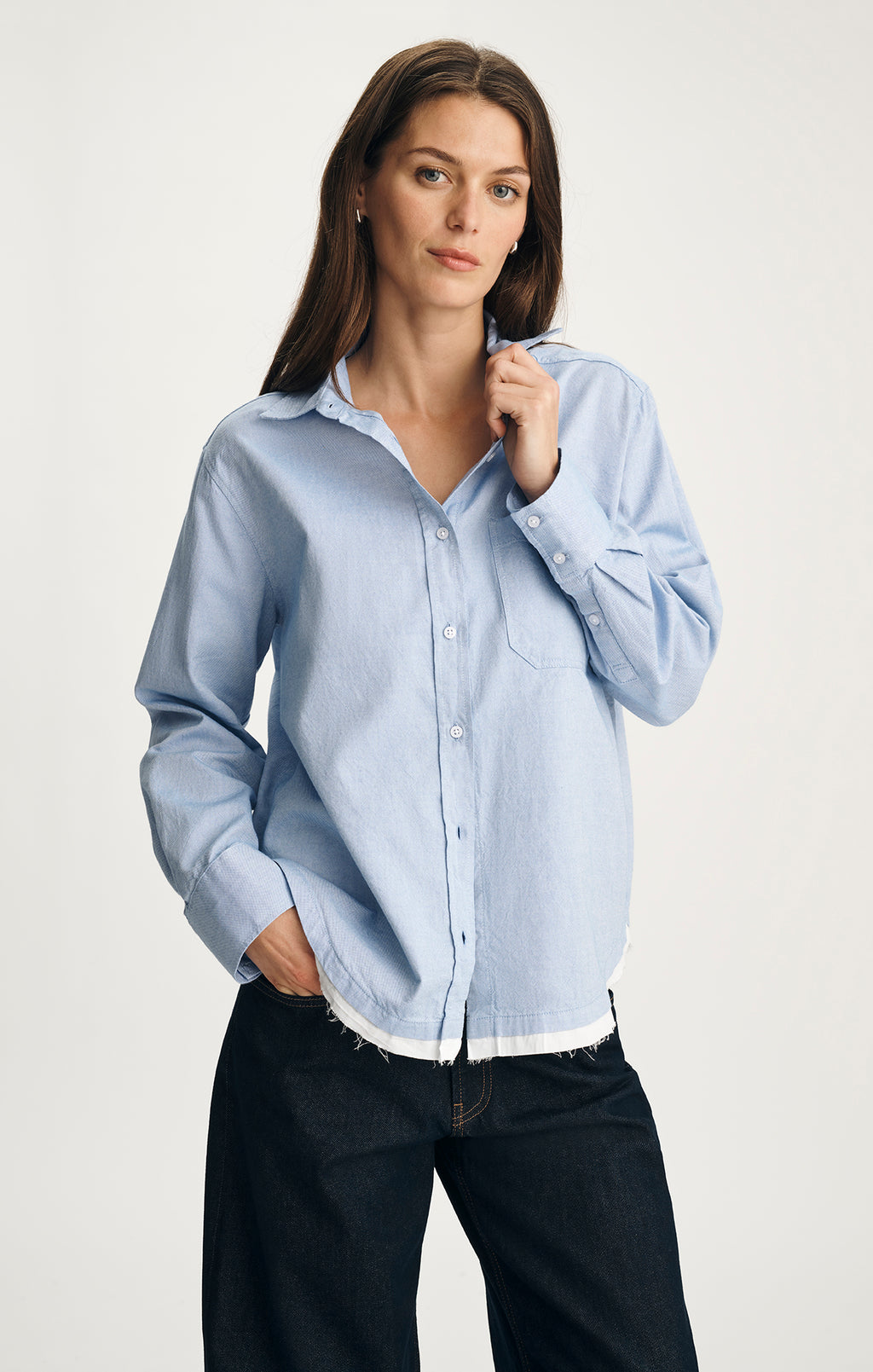 ONE POCKET BUTTON-UP SHIRT IN WINDSURFER