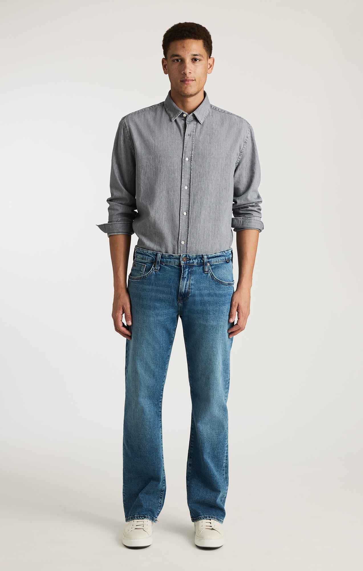 JOSH BOOTCUT IN DARK BRUSHED CLASSIC DENIM