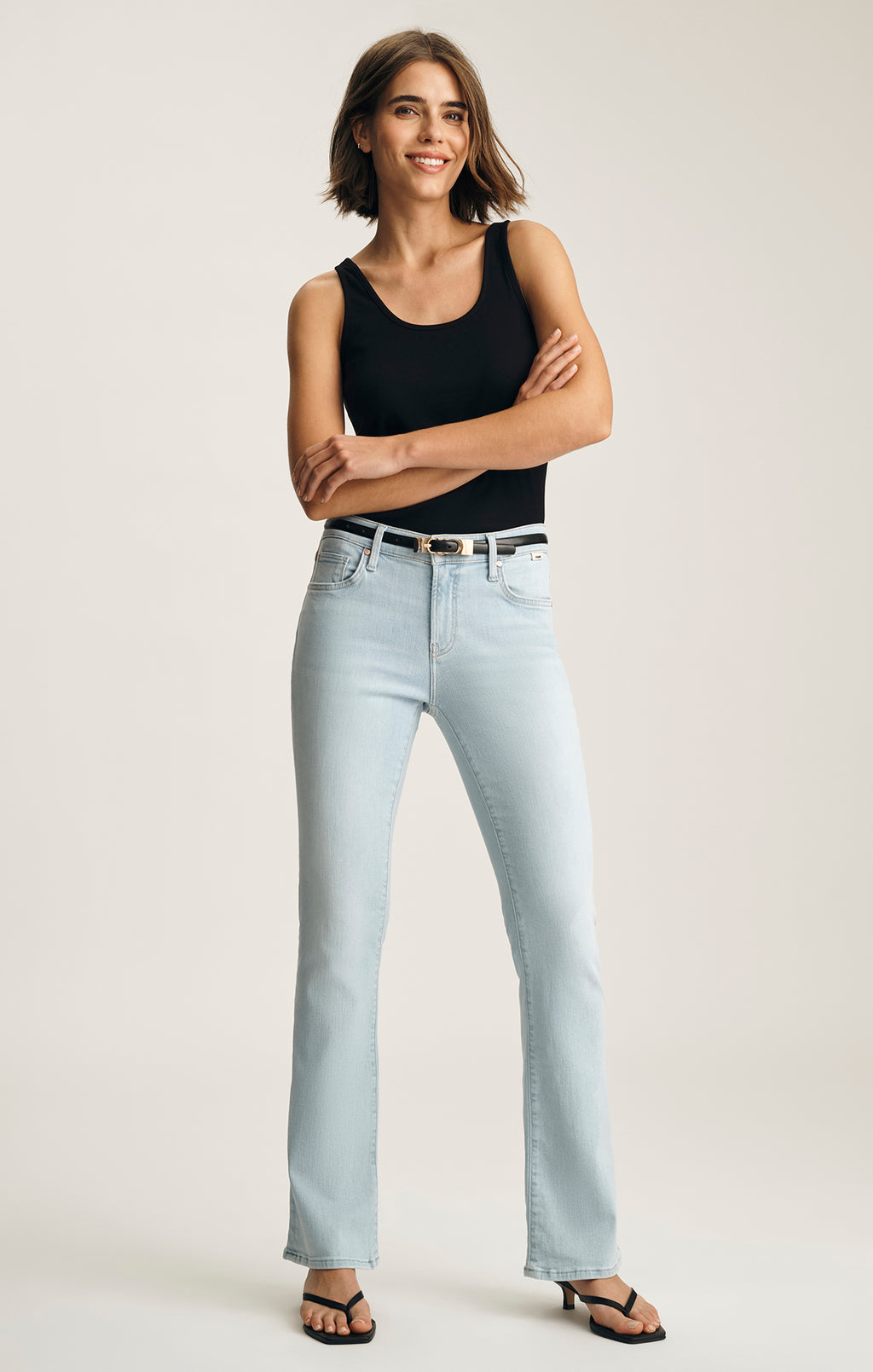 MOLLY BOOTCUT IN BLEACHED FLEX BLUE - Mavi Jeans