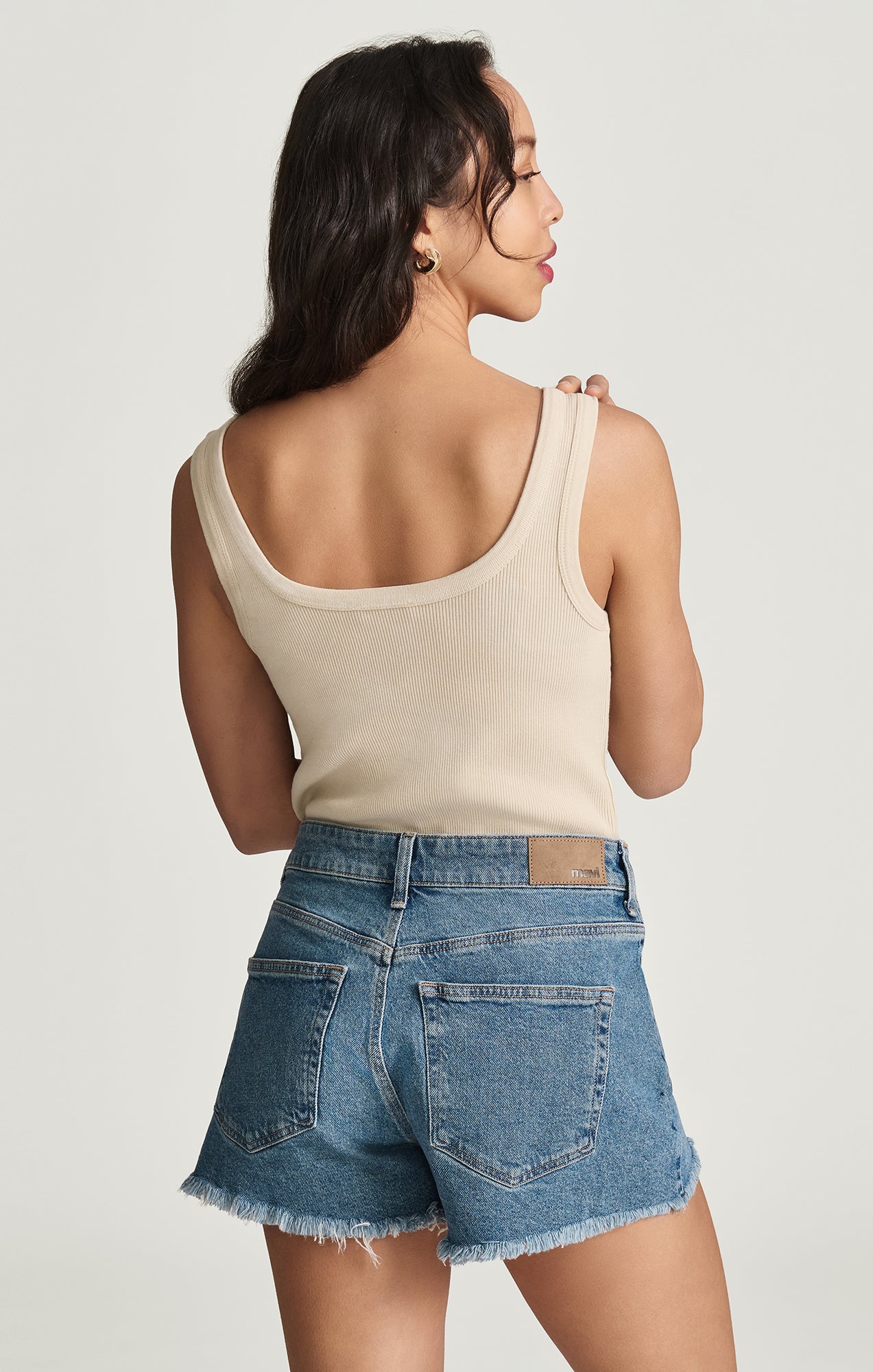 ROSIE BOYFRIEND SHORTS IN DARK 90'S - Mavi Jeans