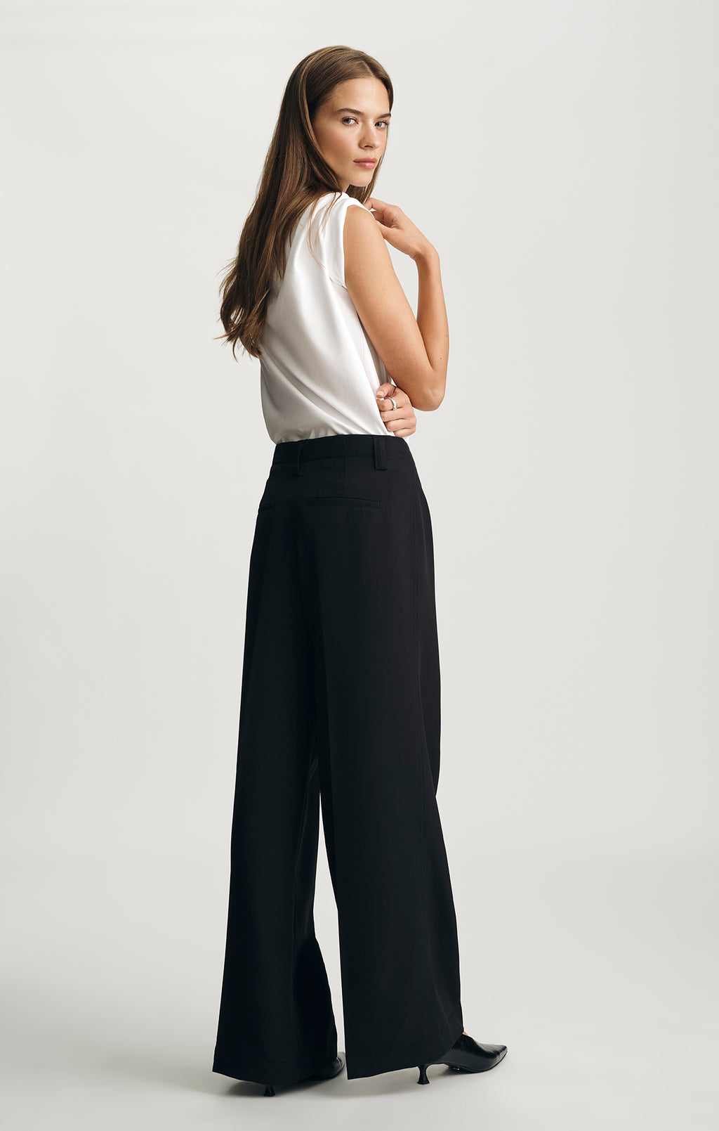 EDITION WIDE LEG PANTS IN BLACK - Mavi Jeans