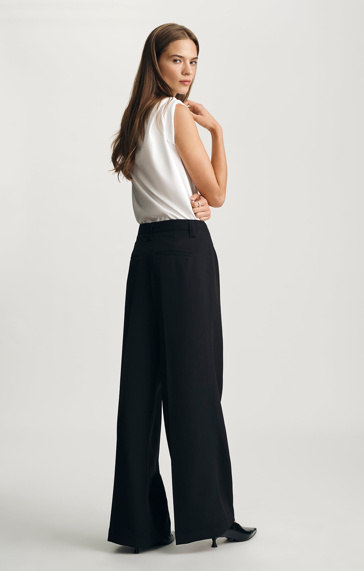 EDITION WIDE LEG PANTS IN BLACK - Mavi Jeans