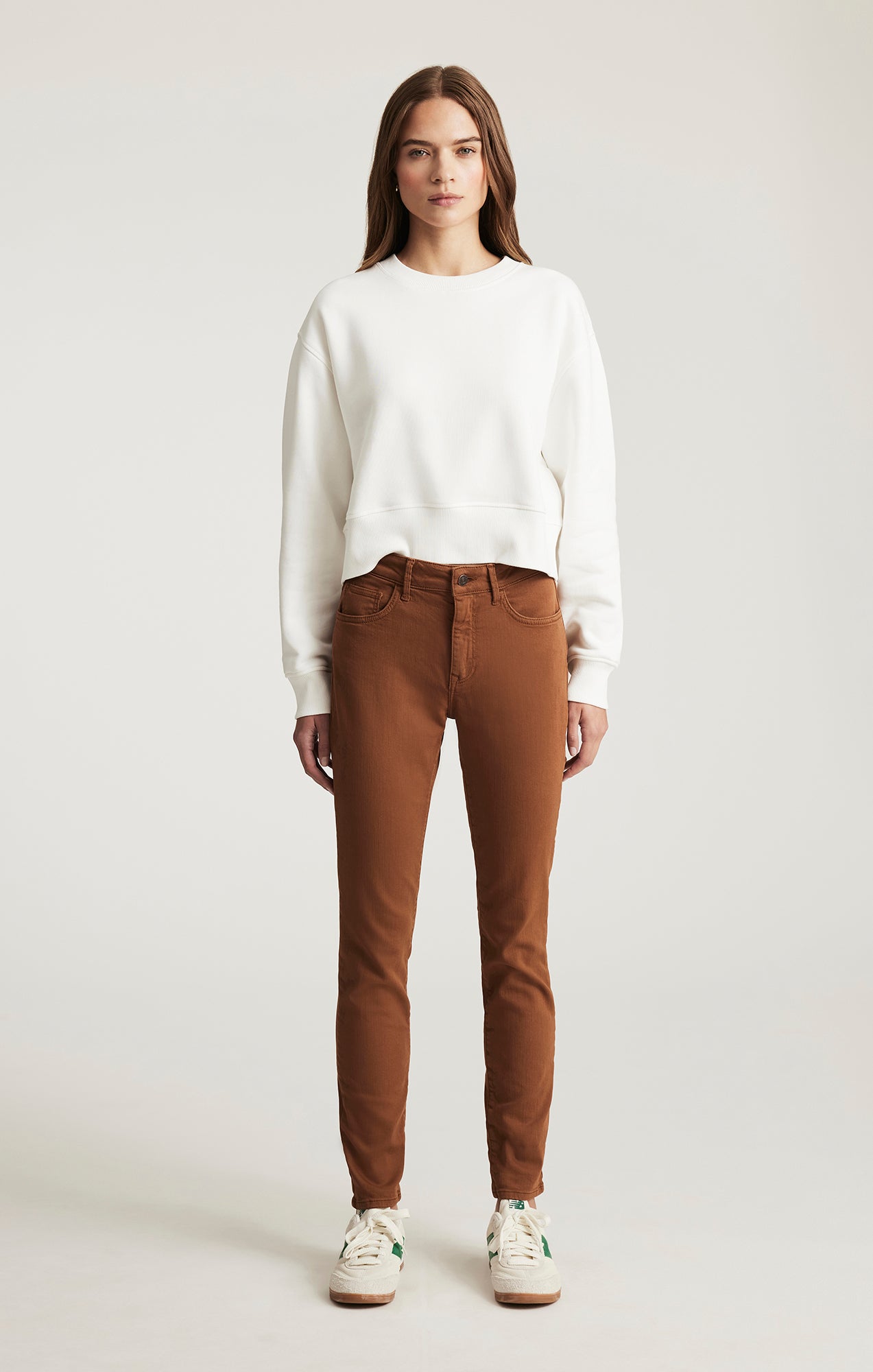KATHLEEN SLIM BOYFRIEND IN CAMEL FLEX BLUE - Mavi Jeans