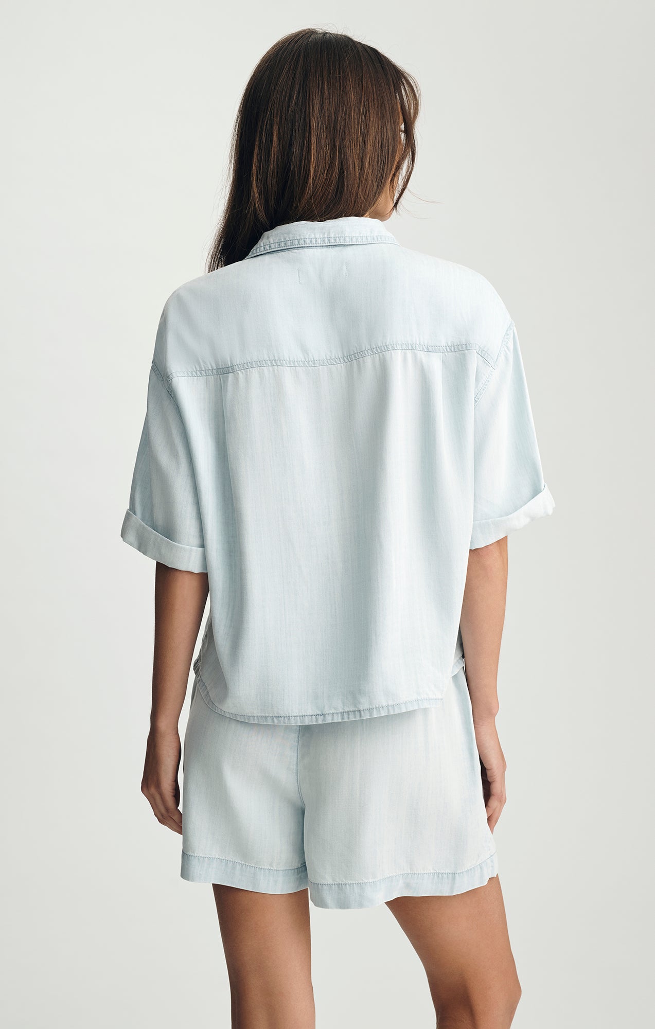 BLAIR DENIM SHIRT IN LIGHT BLUE MAVITERRENEAN - Mavi Jeans