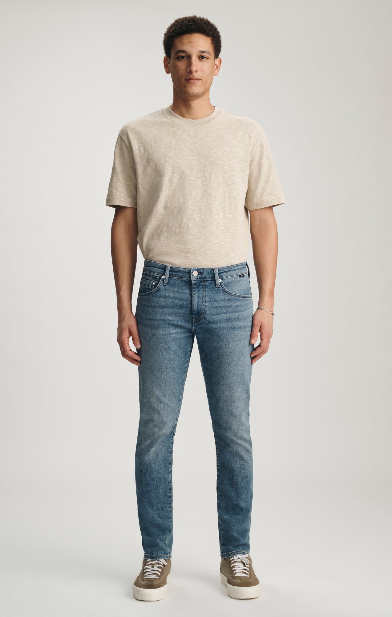 JAKE SLIM LEG IN MID FOGGY ORGANIC VINTAGE - Mavi Jeans