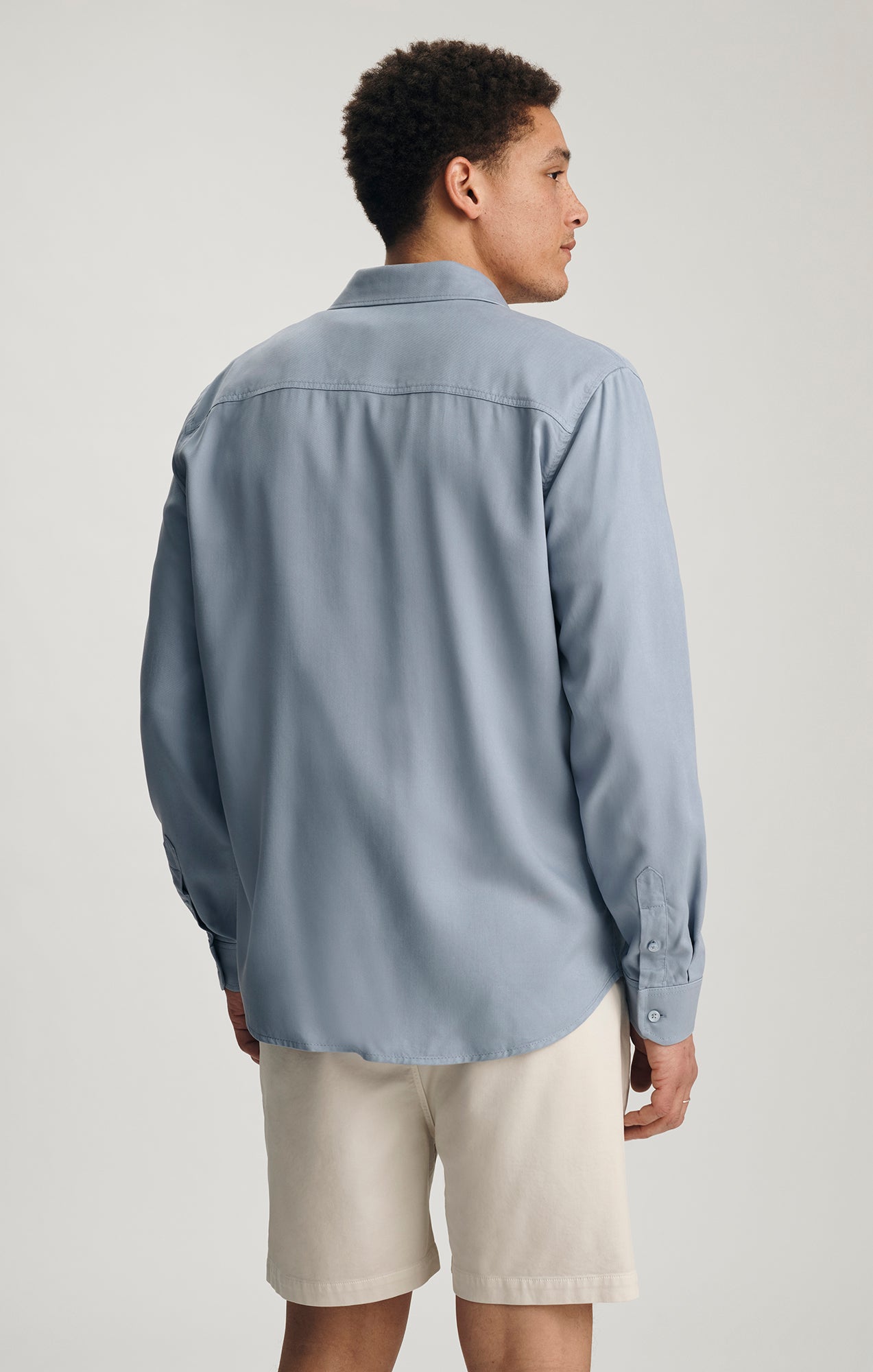 TENCEL™ BUTTON-UP SHIRT IN KENTUCKY BLUE - Mavi Jeans