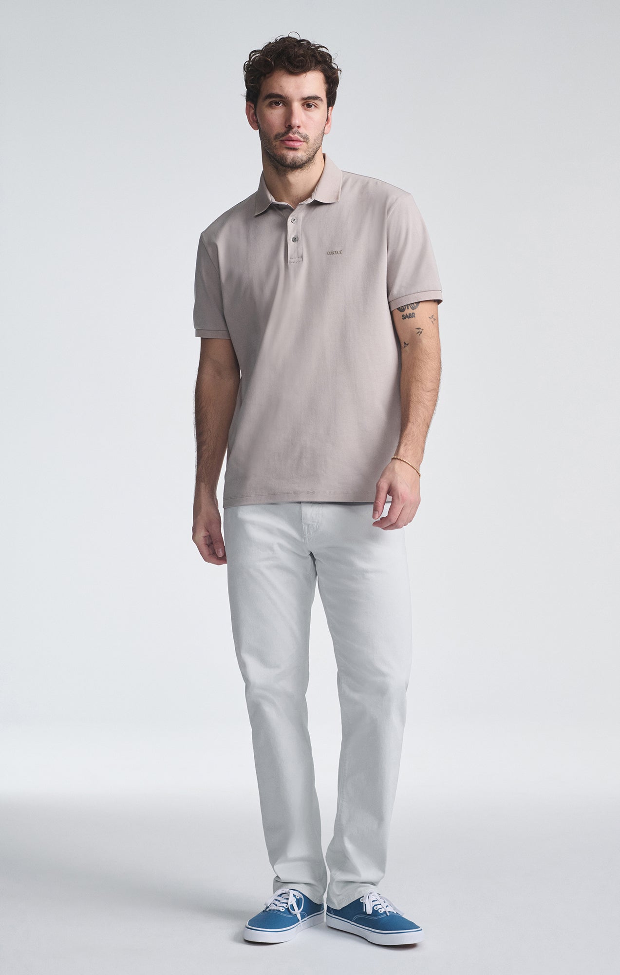 ZACH STRAIGHT LEG IN IVORY TWILL - Mavi Jeans