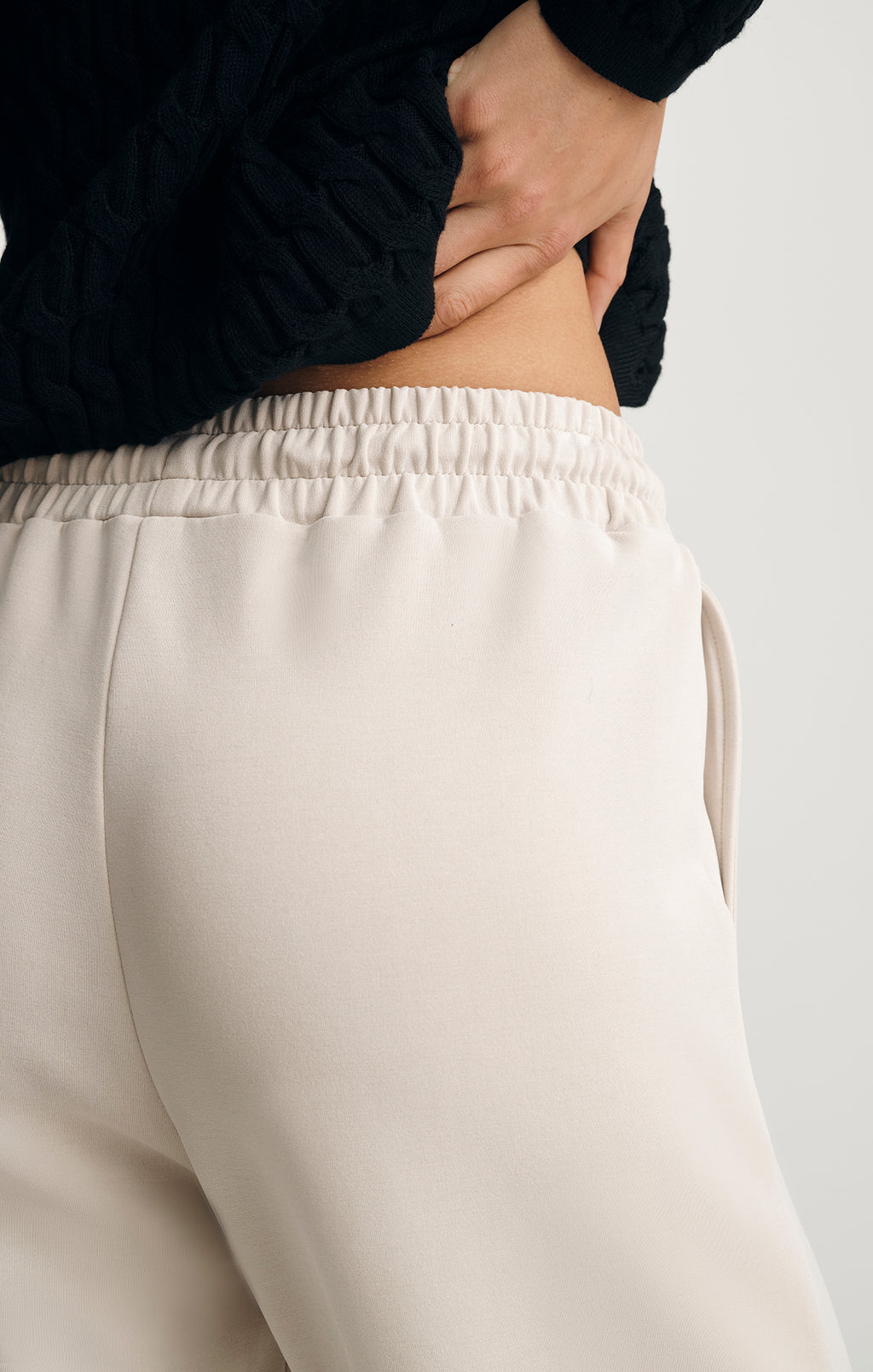 LUXE TOUCH TENCEL™ SWEATPANTS IN PUMICE STONE - Mavi Jeans