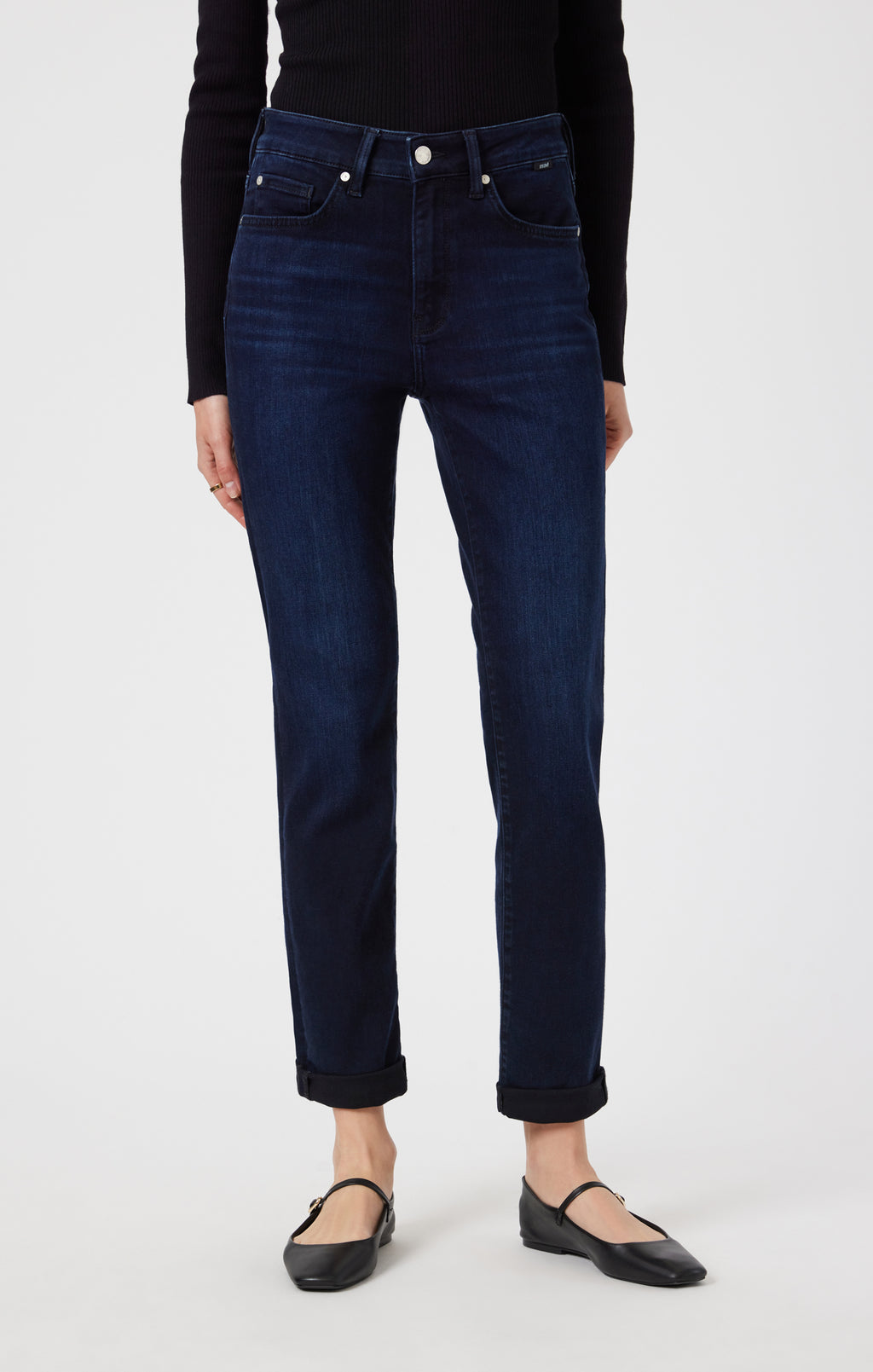 KATHLEEN SLIM BOYFRIEND IN MIDNIGHT FEATHER BLUE - Mavi Jeans
