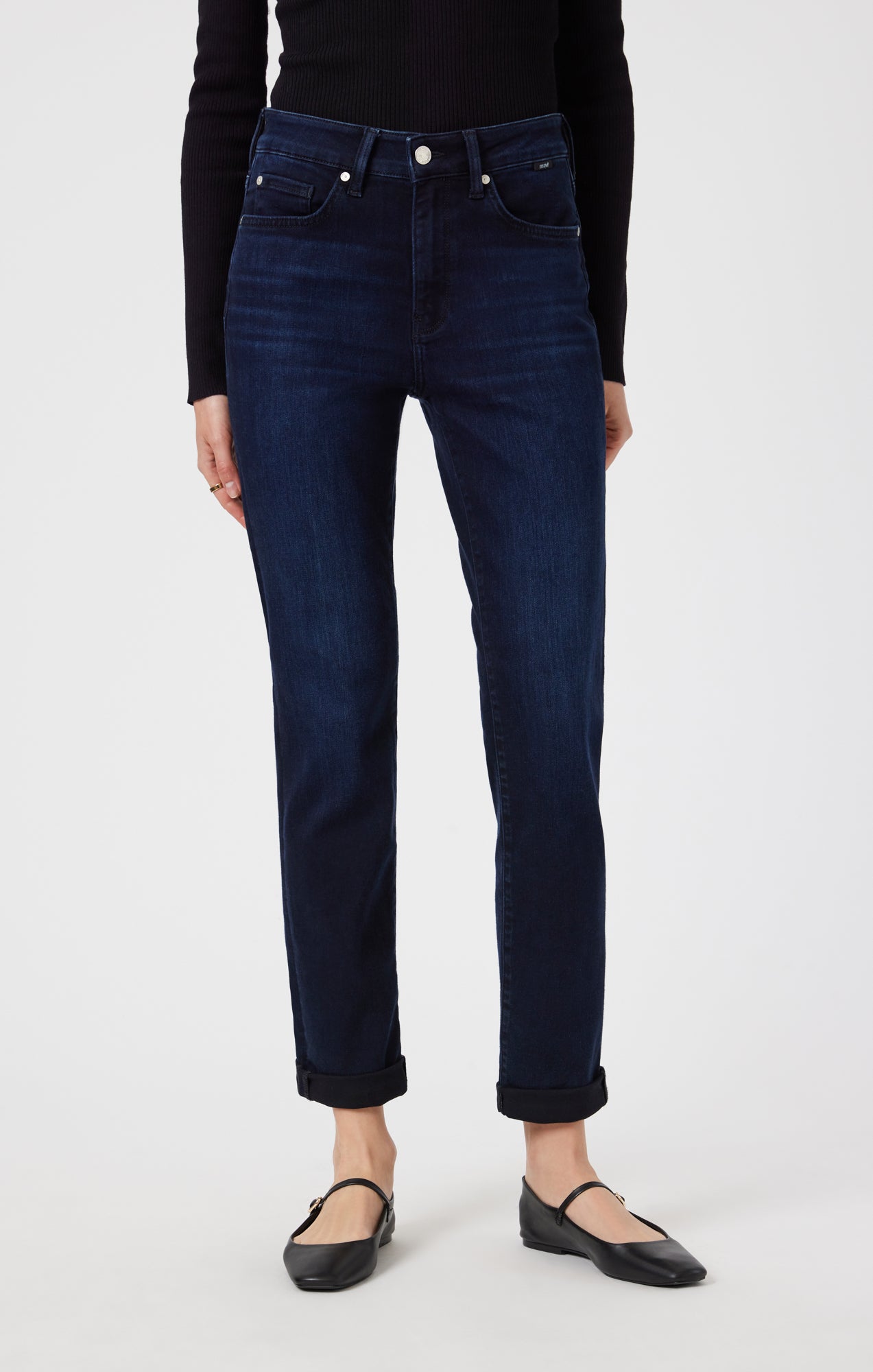 KATHLEEN SLIM BOYFRIEND IN MIDNIGHT FEATHER BLUE - Mavi Jeans