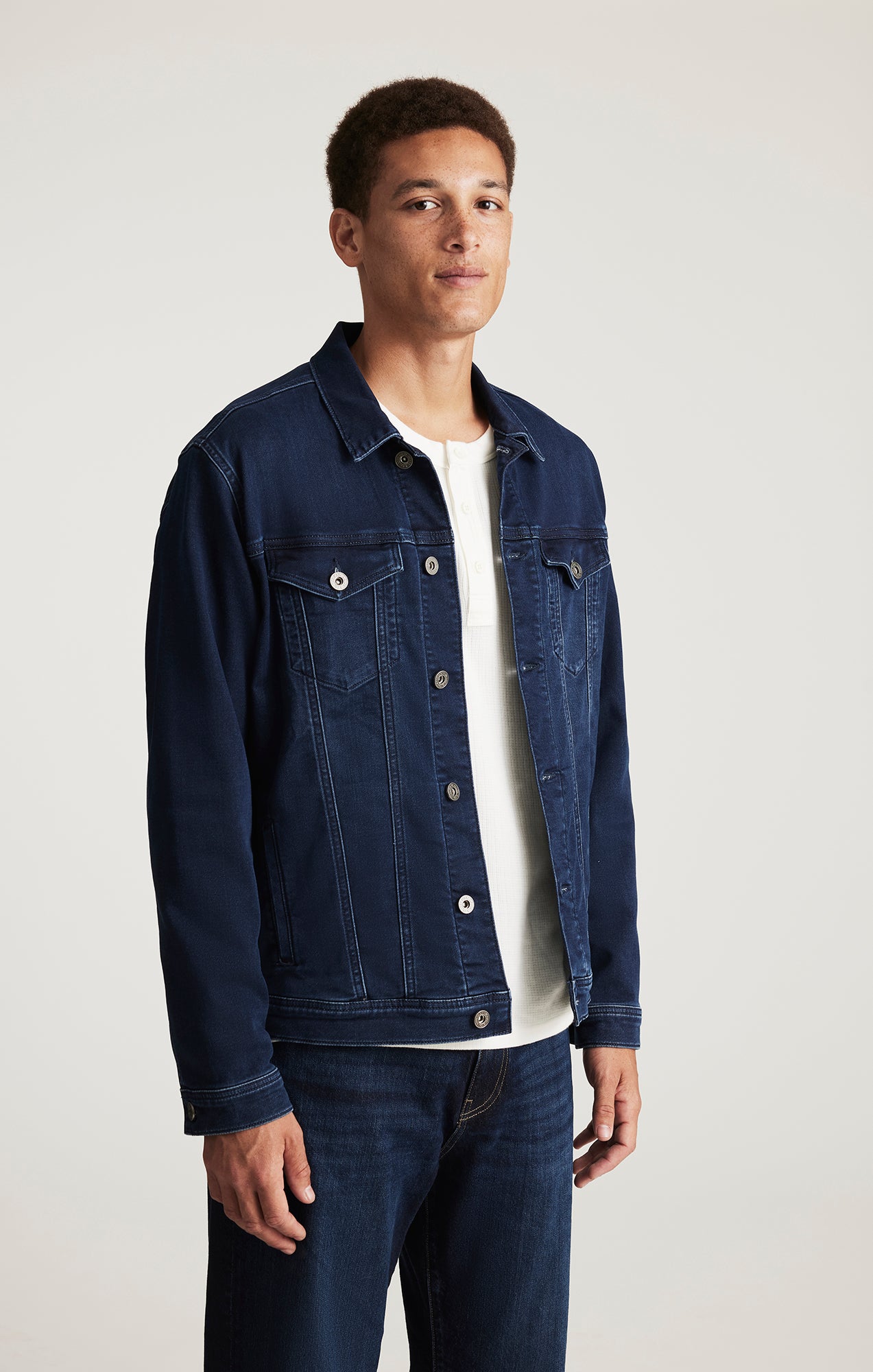 DRAKE DENIM JACKET IN USED ATHLETIC - Mavi Jeans