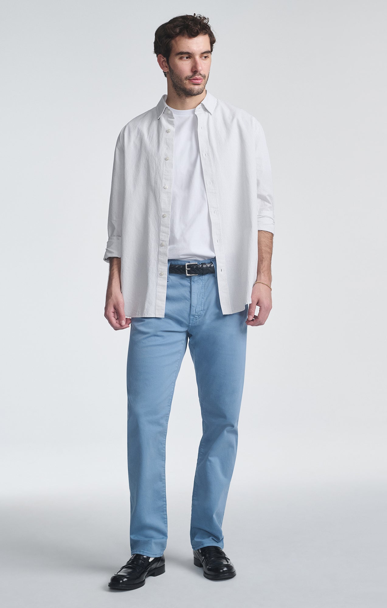 SHORT SLEEVE CREW NECK T-SHIRT IN WHITE - Mavi Jeans