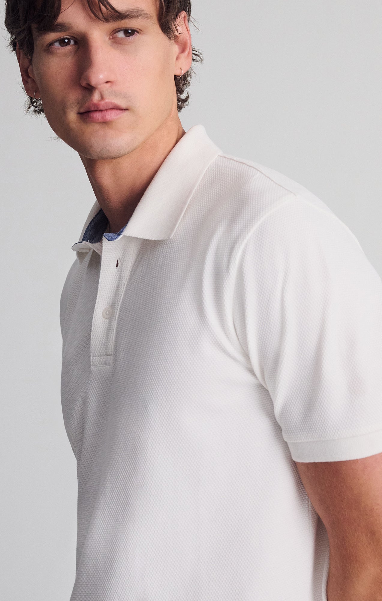 POLO SHIRT IN ANTIQUE WHITE - Mavi Jeans